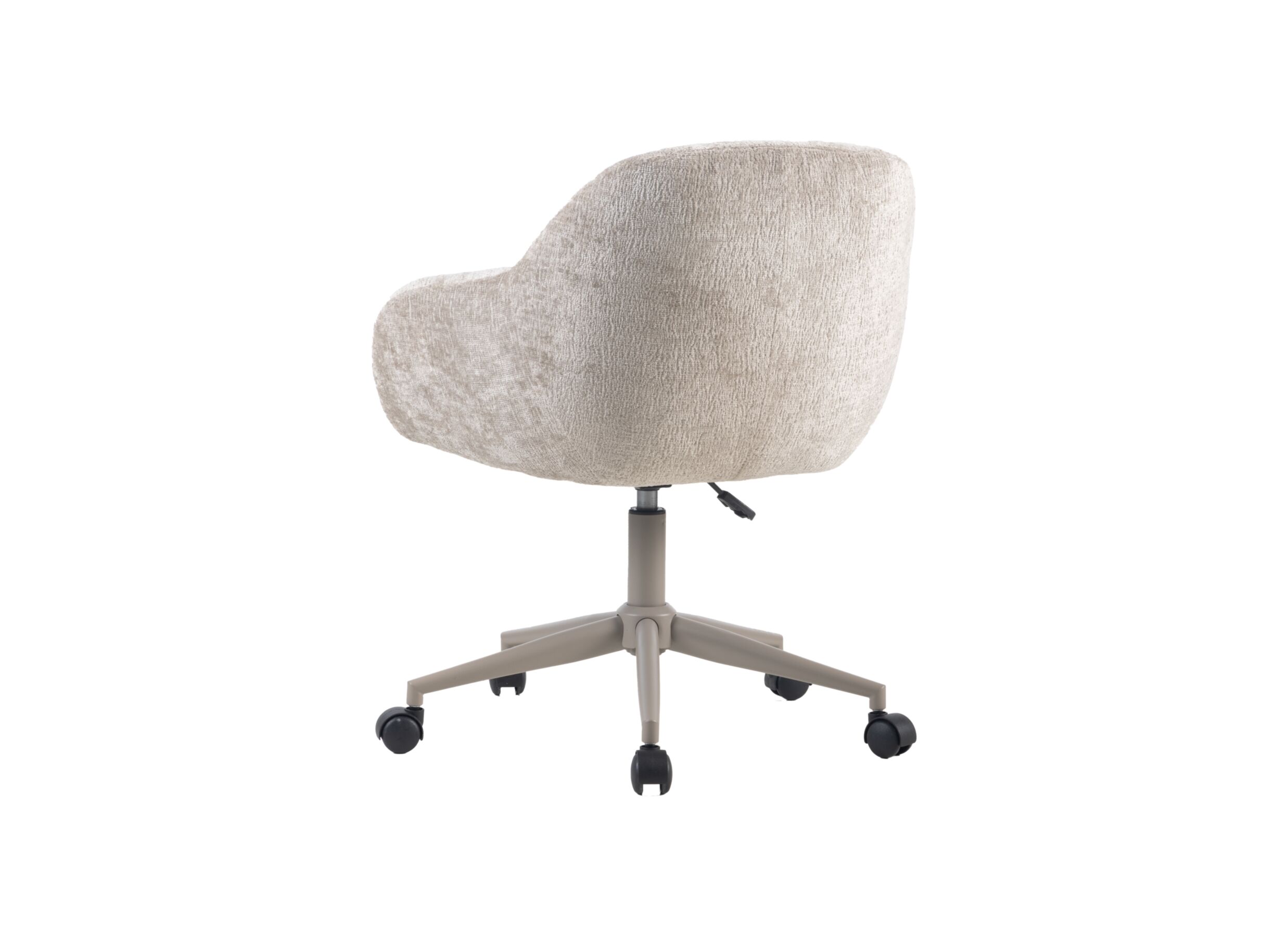 Overzichtsfoto - Bureaustoel Comfy 60x61,5x88,5cm - stof - beige