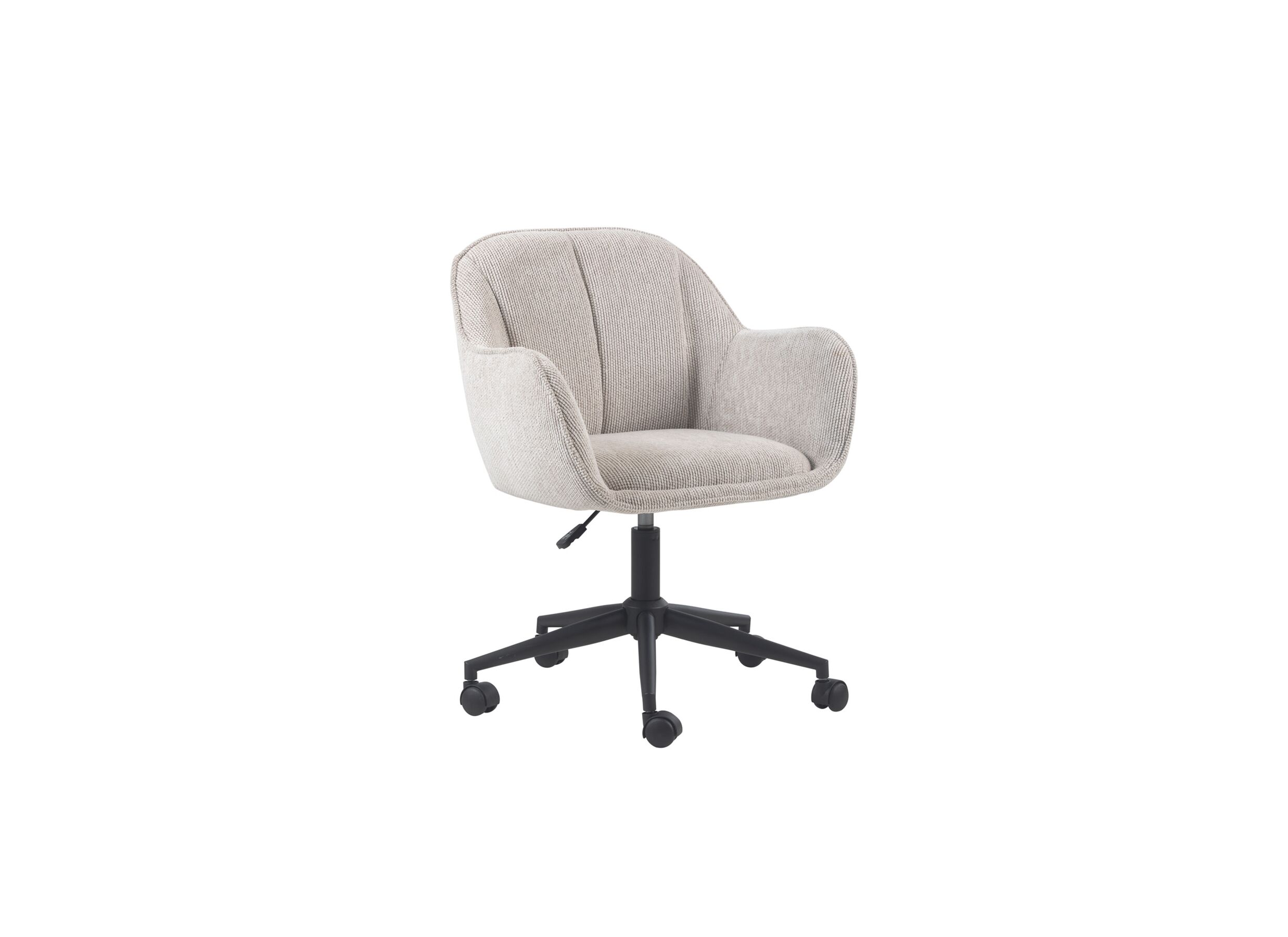 Bureaustoel Union 60x62x80cm - chenille - light coffee - Bureaustoel Union 60x62x80cm - chenille - light coffee
