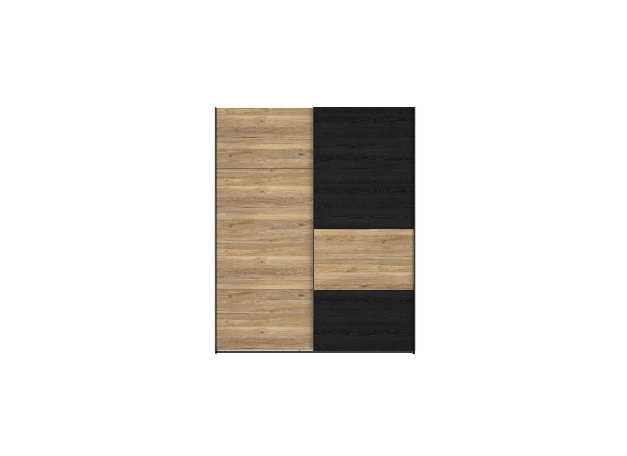 Armoire à portes coulissantes Lya 170cm - décor - cabezone oak/mauvella