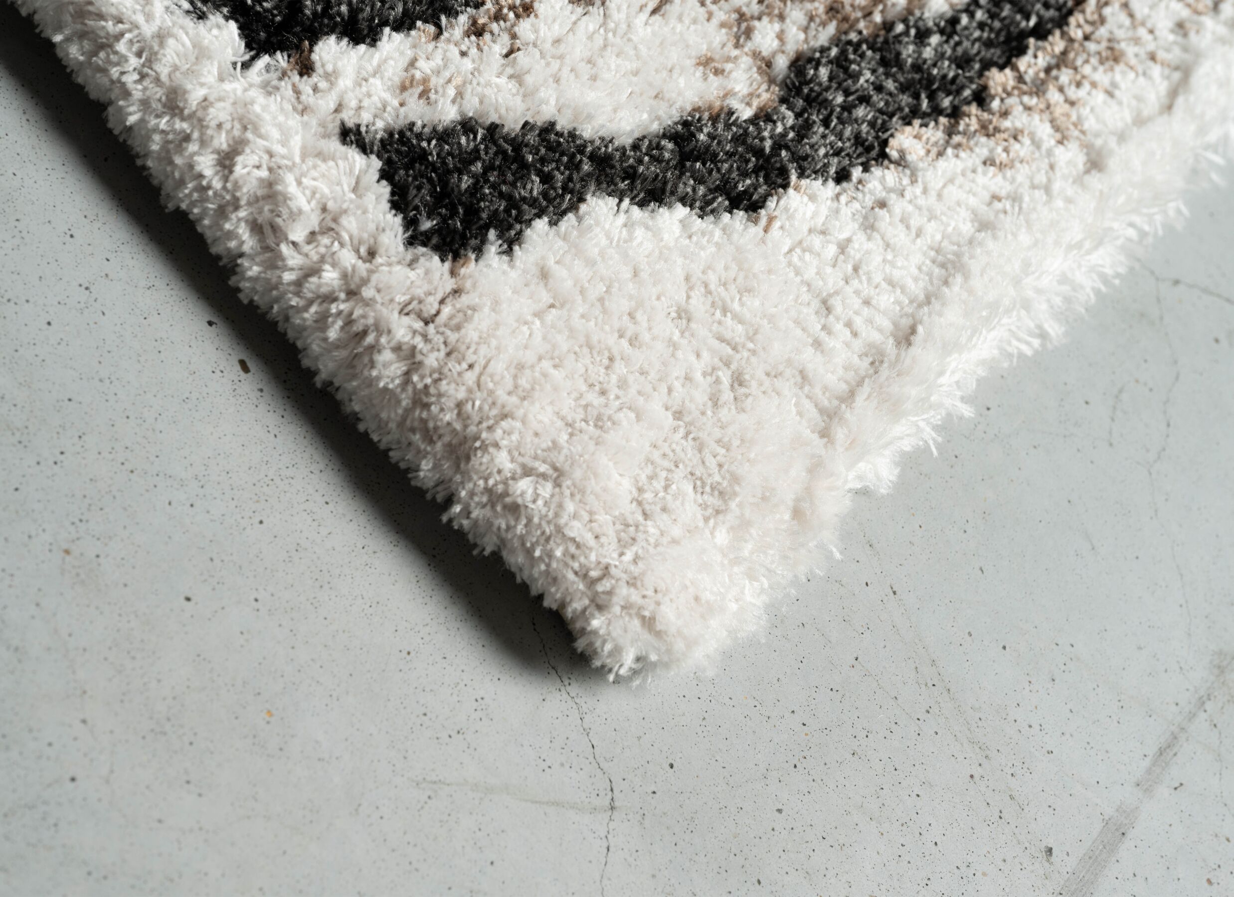 Detail - Tapis Madagaskar 200x290cm - fibre de polyester - multicolor