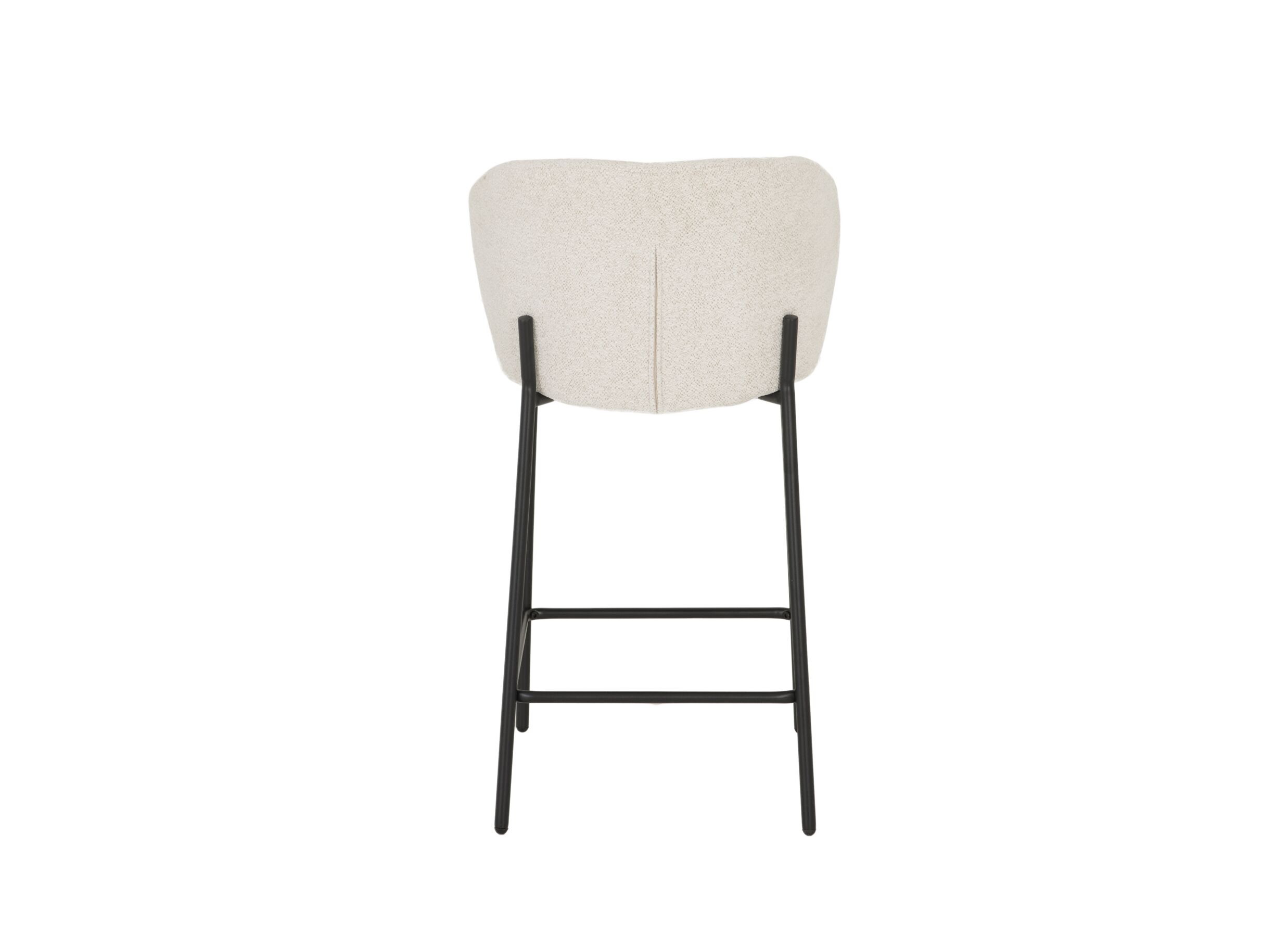 Barstoel Shell ZH65cm - stof - beige