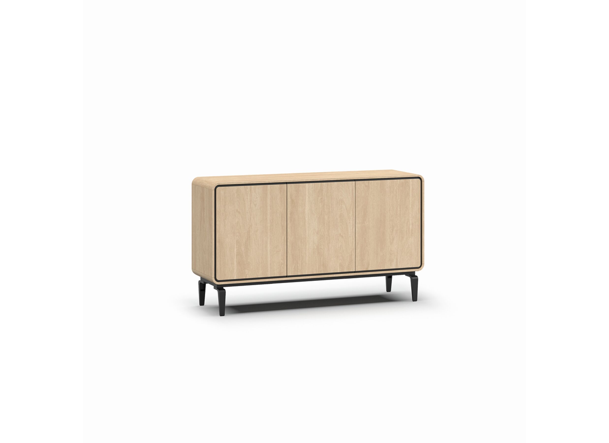Plus Important - Buffet 163cm - mélamine - brushed sand oak nature