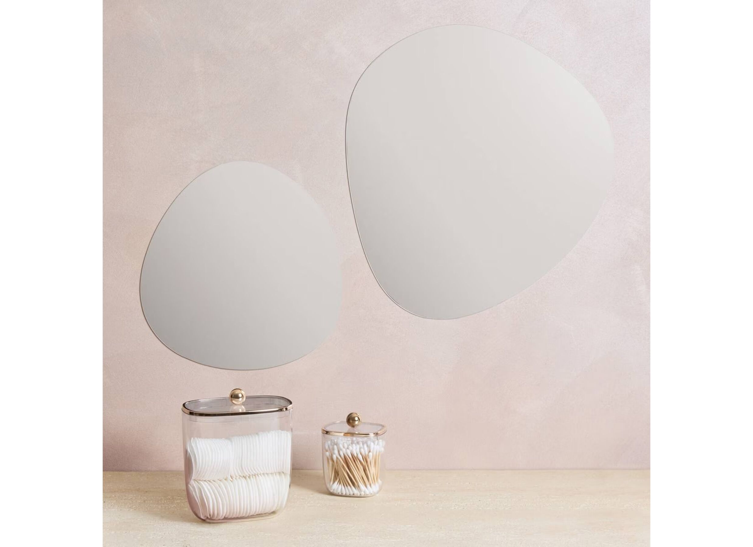 Sfeerfoto - Kleefspiegel set van 2