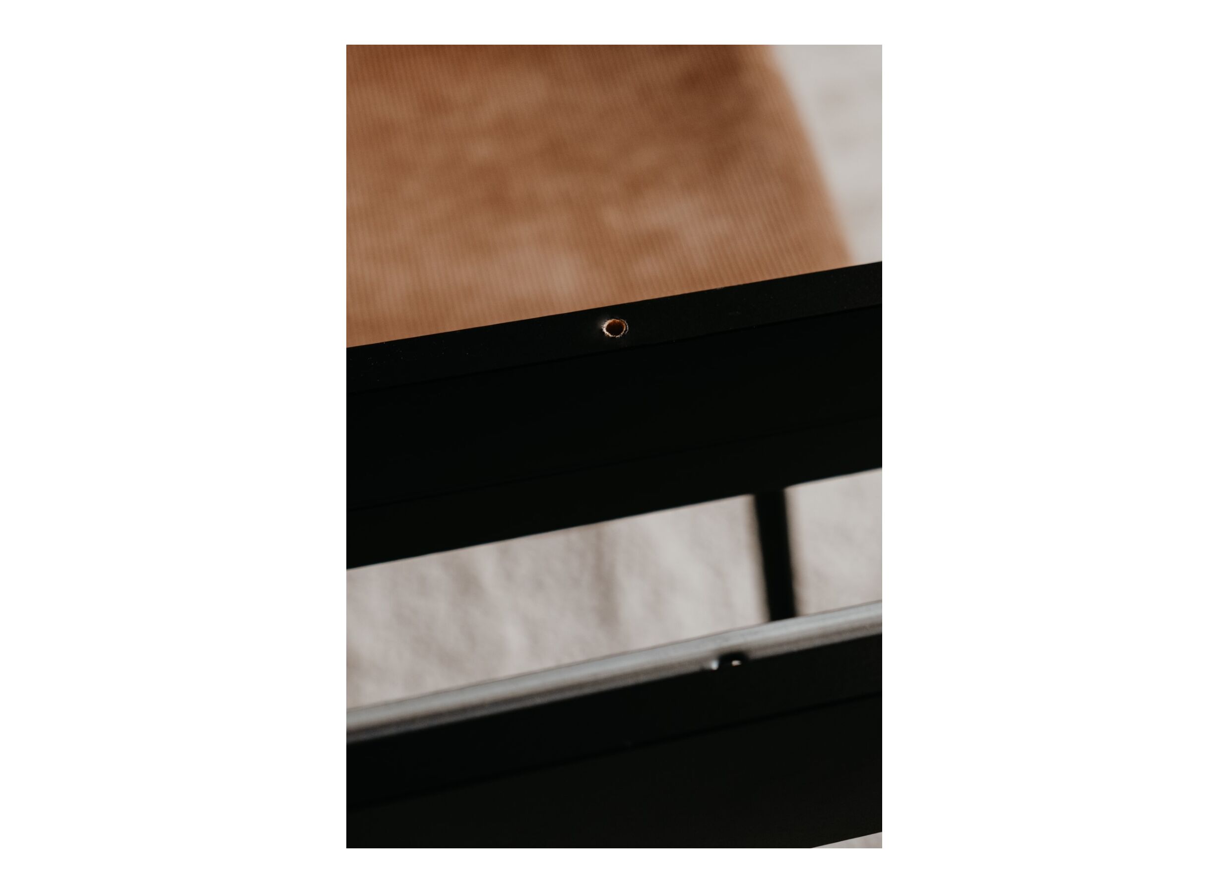 Sfeerfoto - Ronde tafel Coburg 100/140x100cm - melamine - artisanal oak