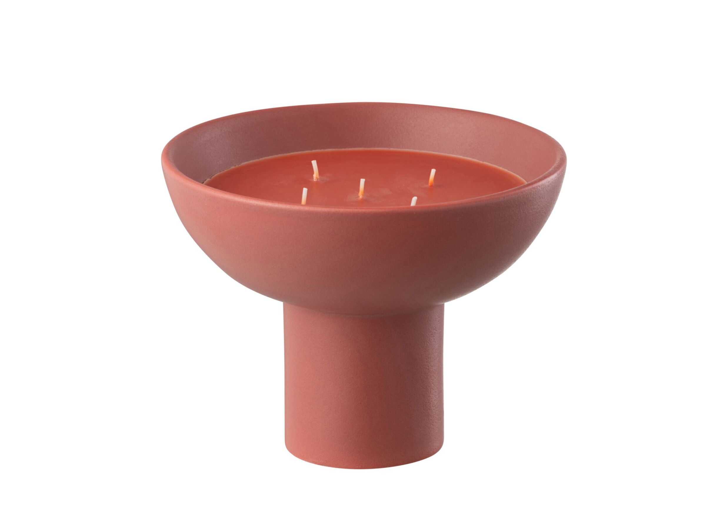 Geurkaars H15 - Bougie parfumée H15,5cm - céramique - rouge