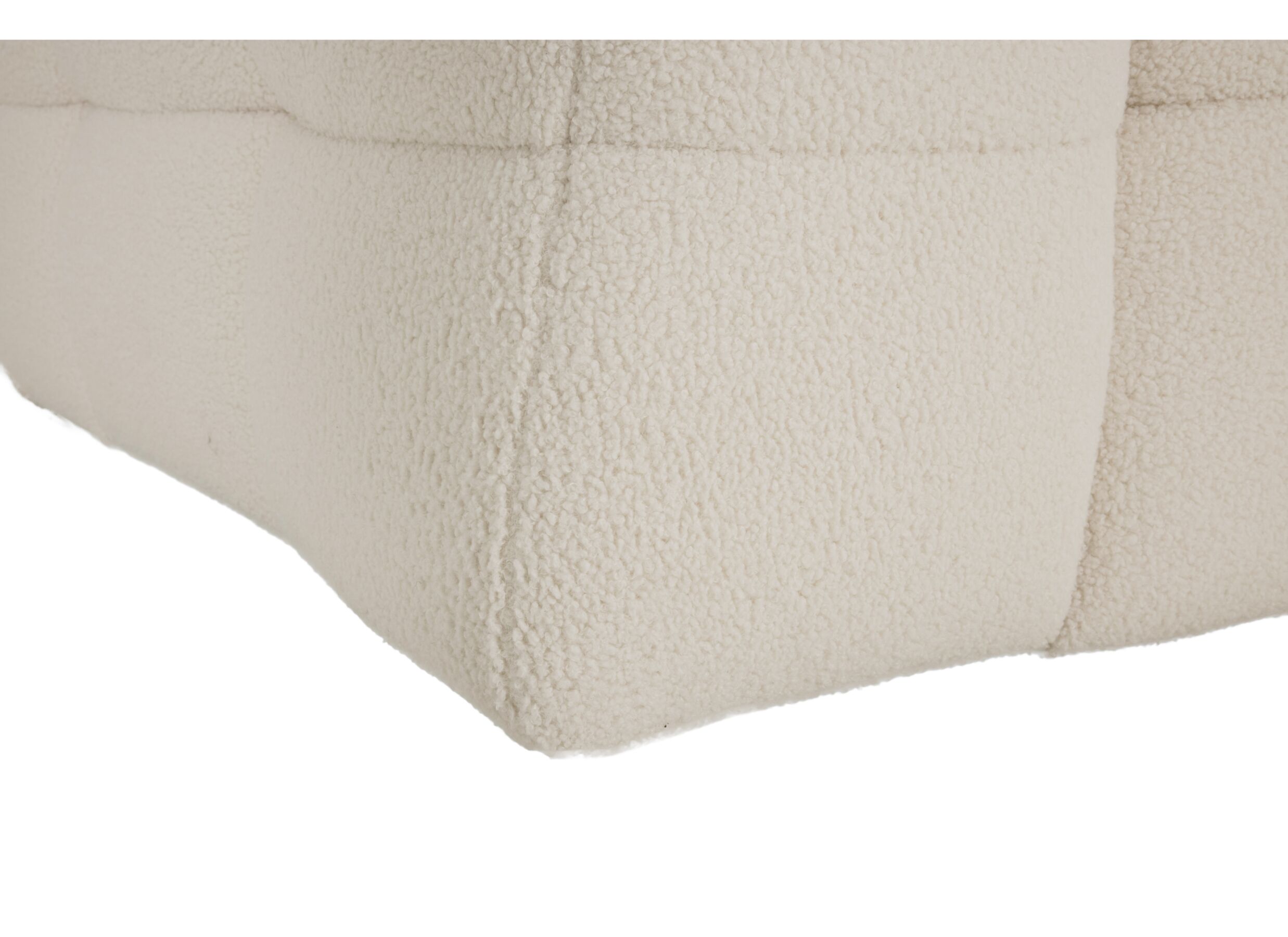 Detailfoto - Zetel Bubble 2,5-zit - stof - wit