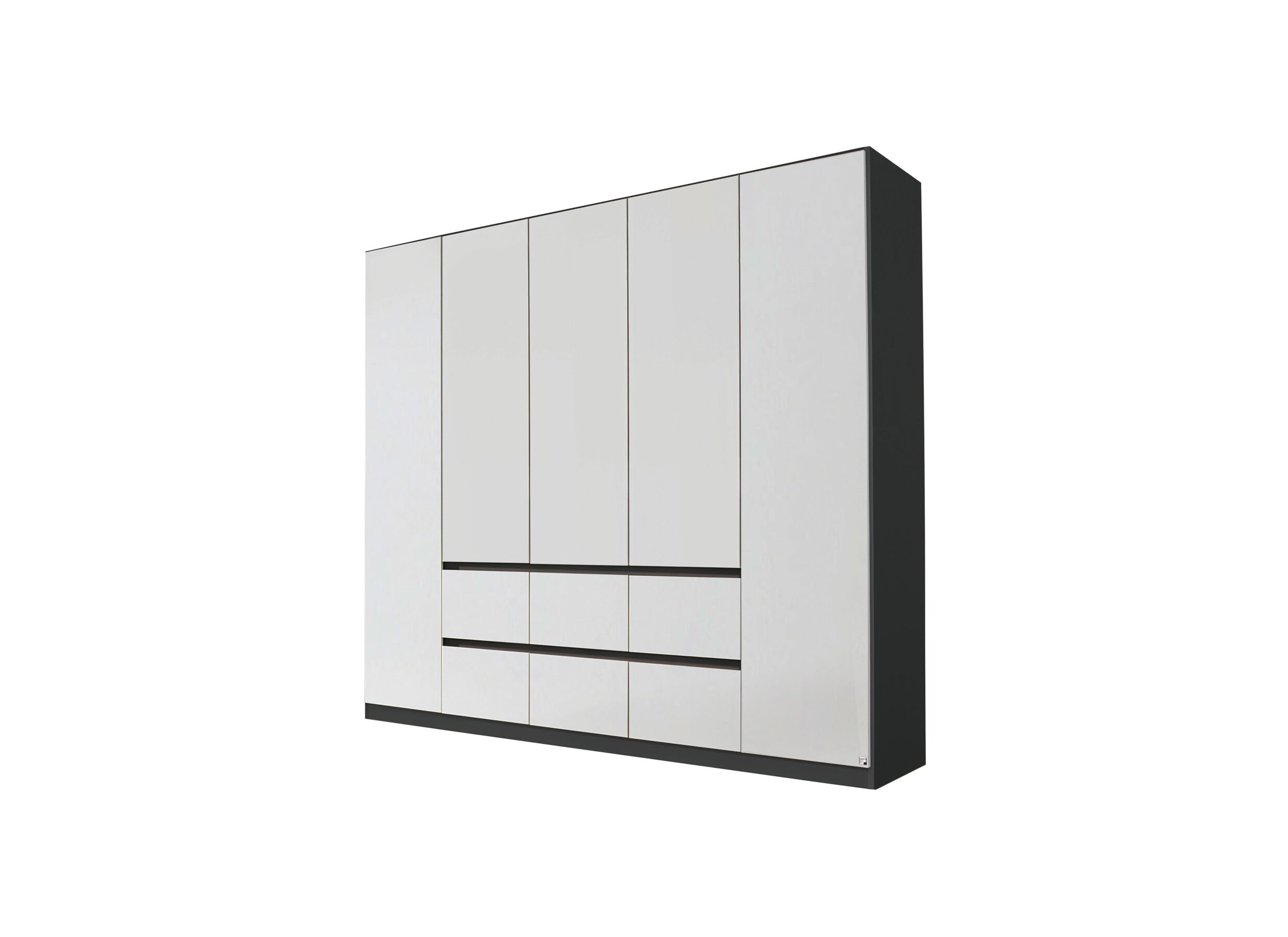 Garde-robe 226cm - Garde-robe 226cm - décor - blanc alpin/gris