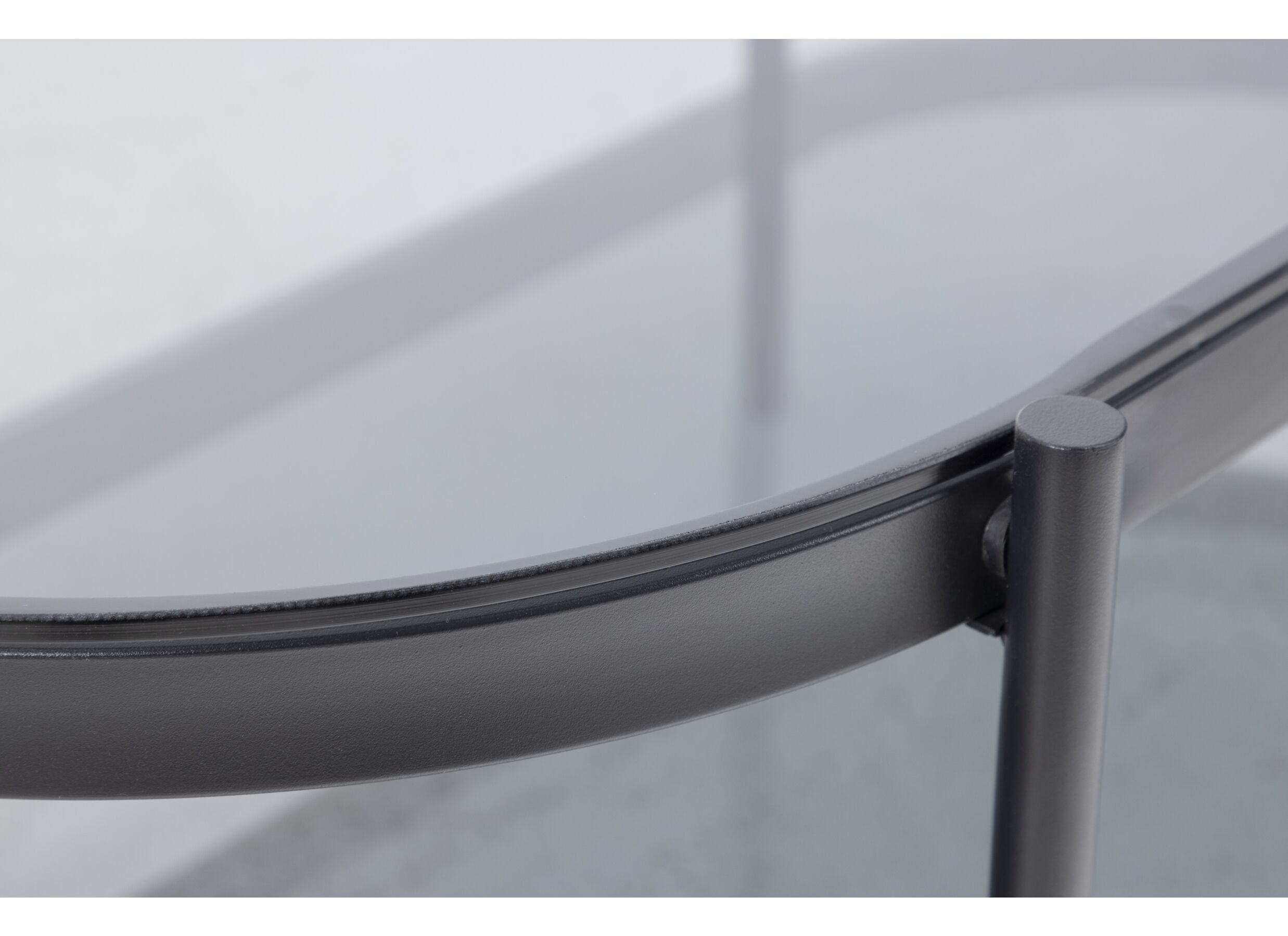 Detailfoto - Salontafel metaal glas