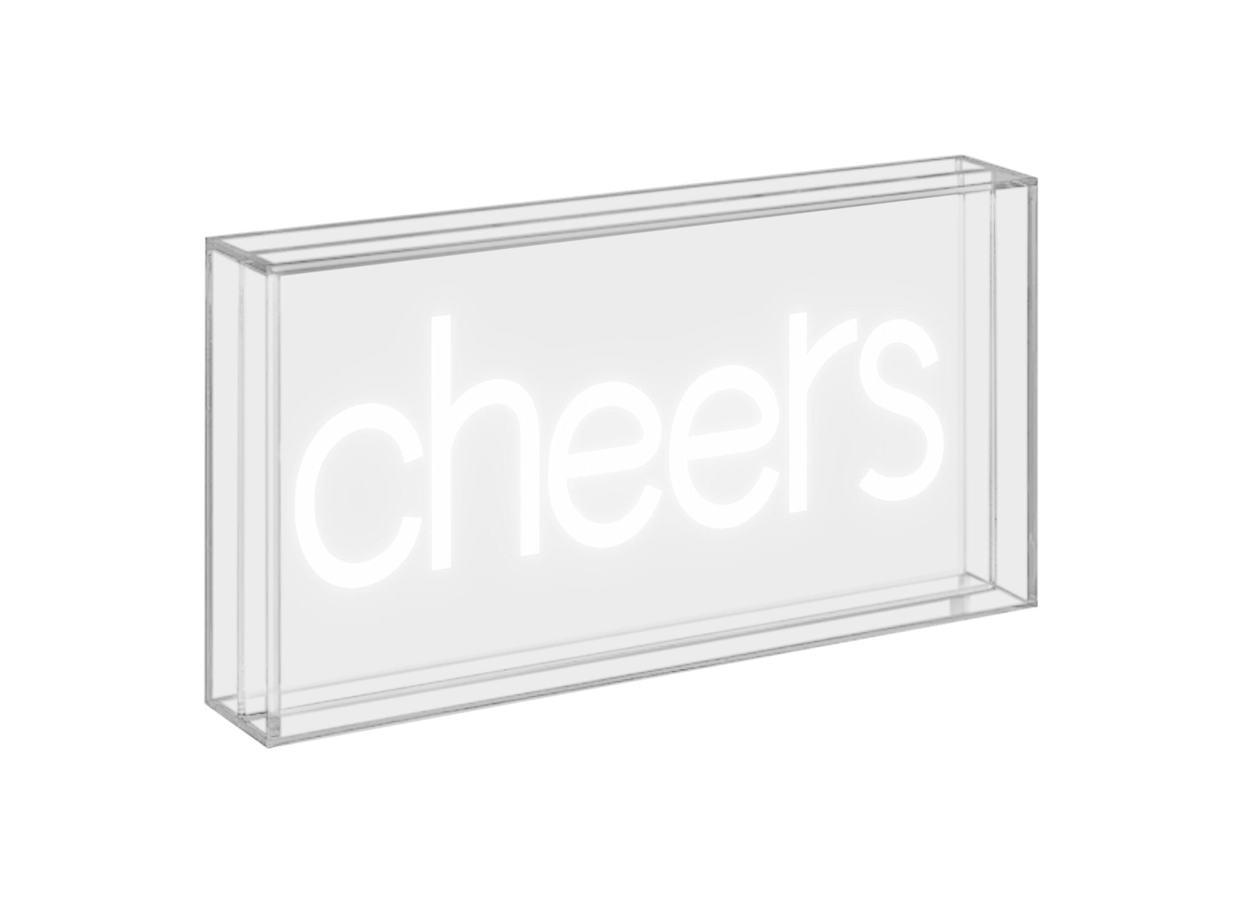 Plus Important - Ampoule LED Neon 23x13cm - plastique - blanc