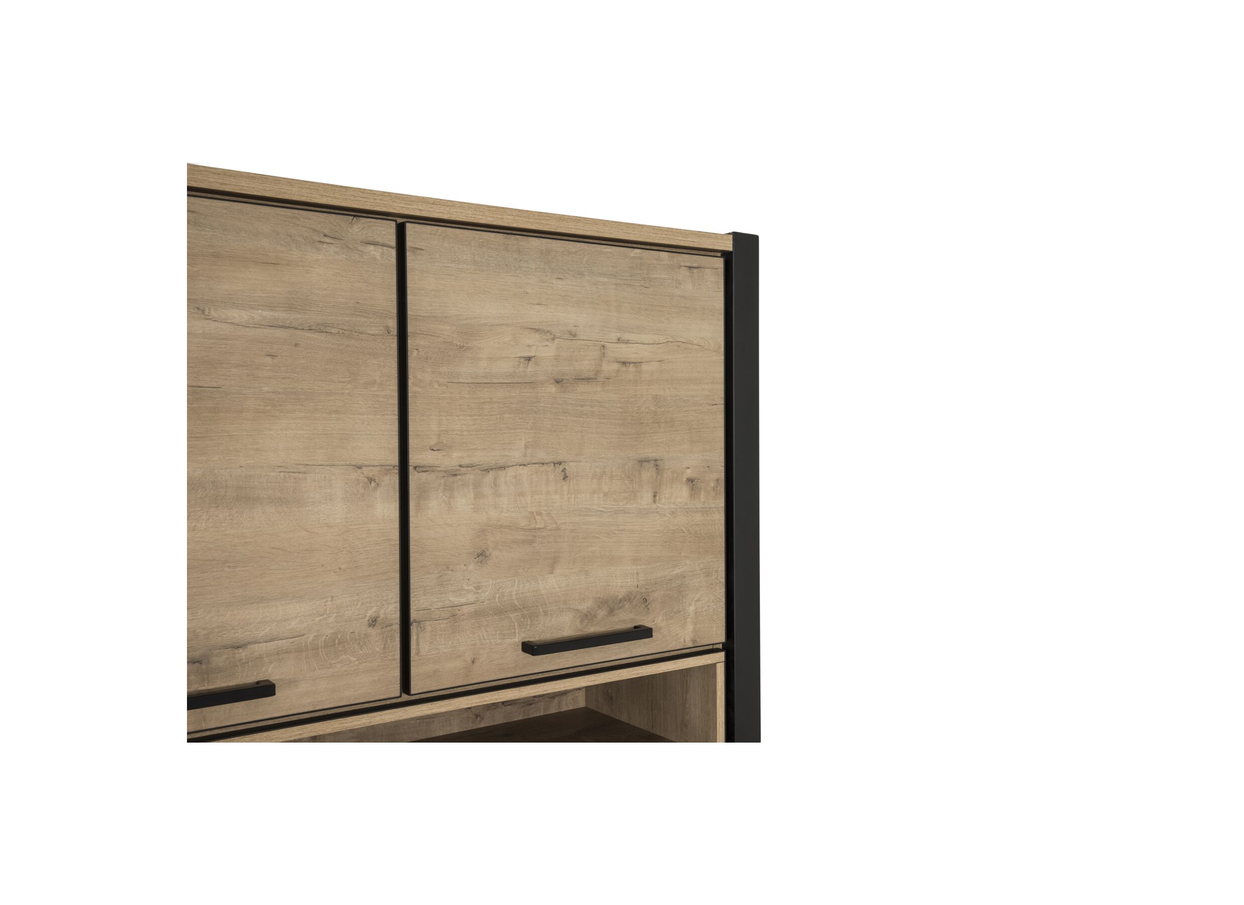 Detailfoto - Kast Cronos 130x45x200cm - decor eik - naturel