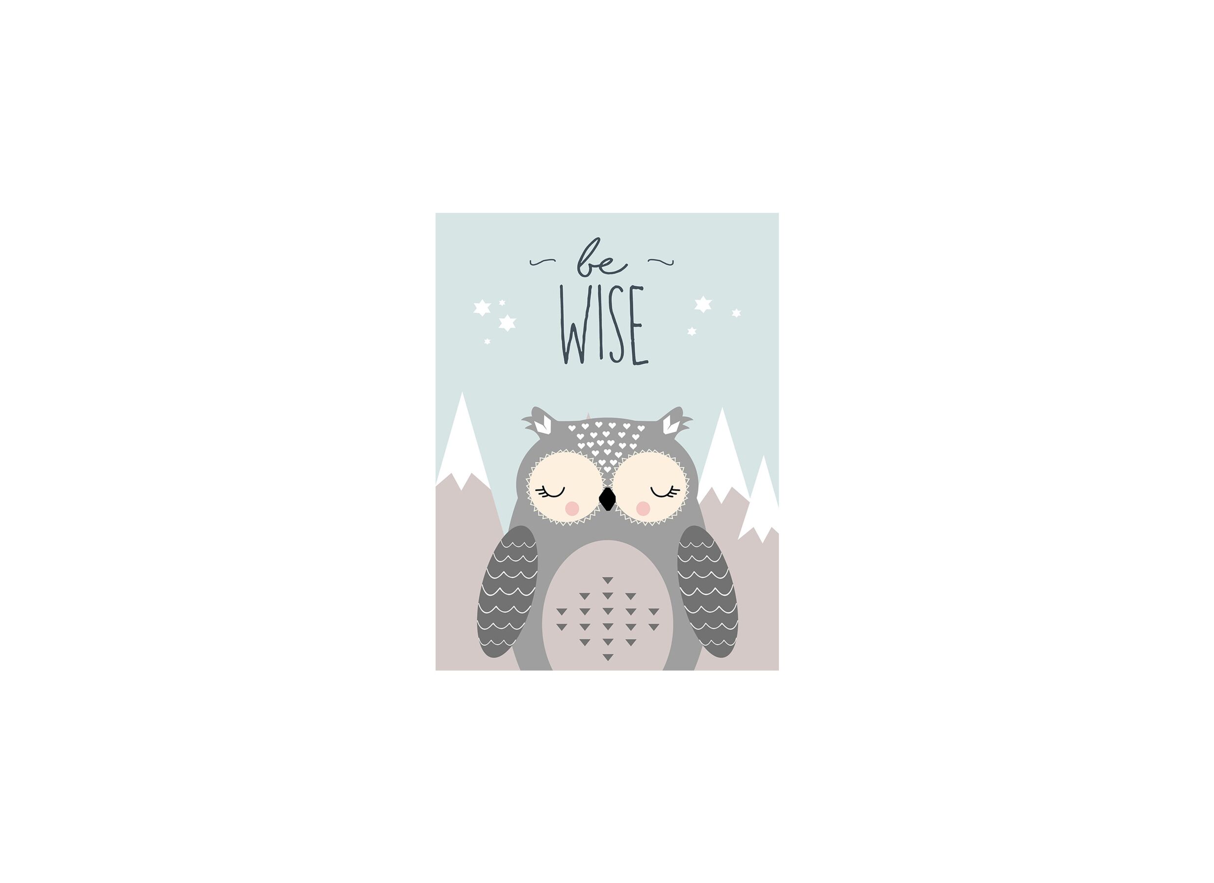 Impression sur toile Be Wise 30x40cm - Impression sur toile Be Wise 30x40cm