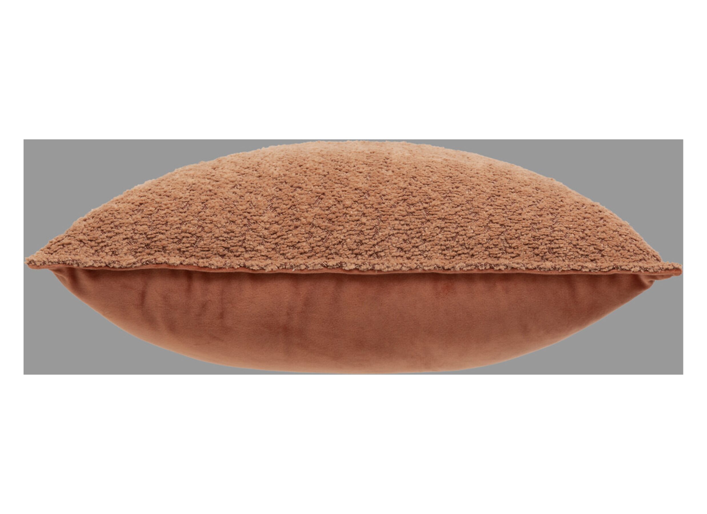 Overzichtsfoto - Kussen Soana 45x45cm - bouclé - terracotta