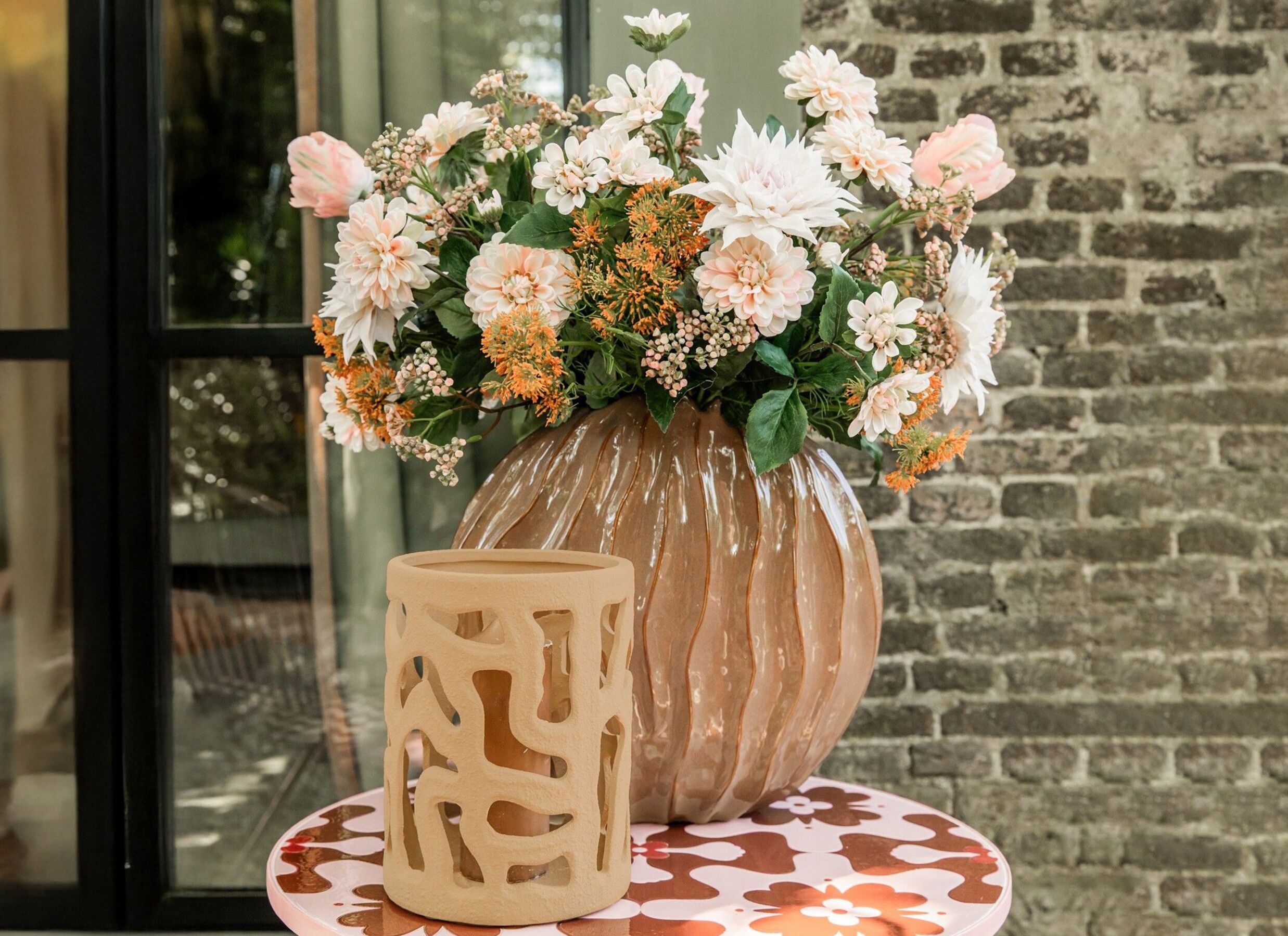 Foto ambiance - Vase Jovi H27cm - céramique - marron