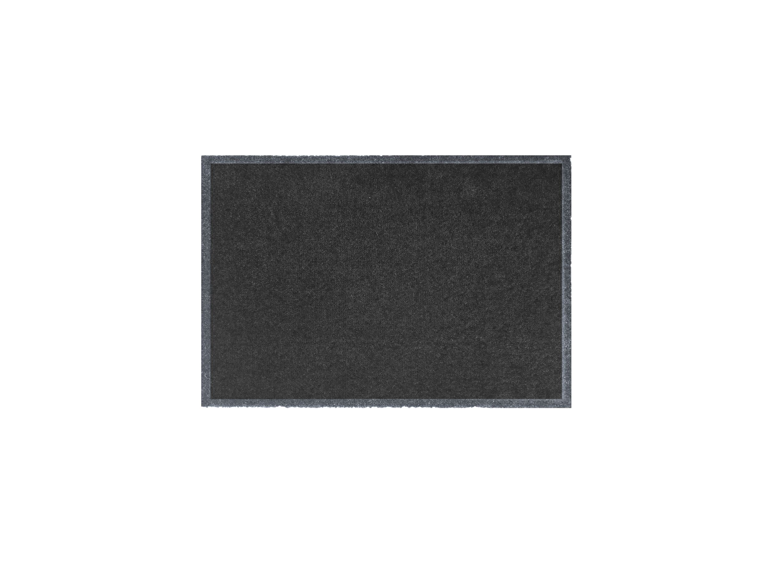 Deurmat Eco-clean 90x67cm polyamide zwart