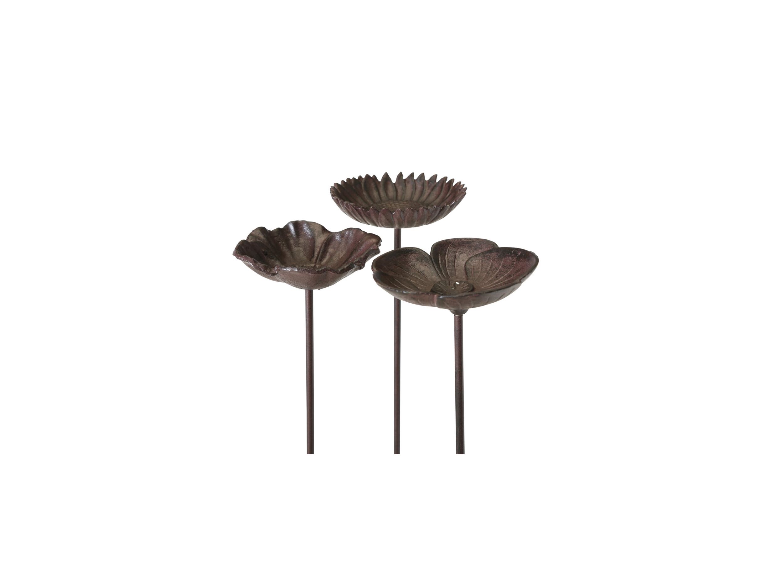 Vogelbad Blume H75cm - gietijzer - bruin - Bain d'oiseaux Blume H75cm - fonte - brun