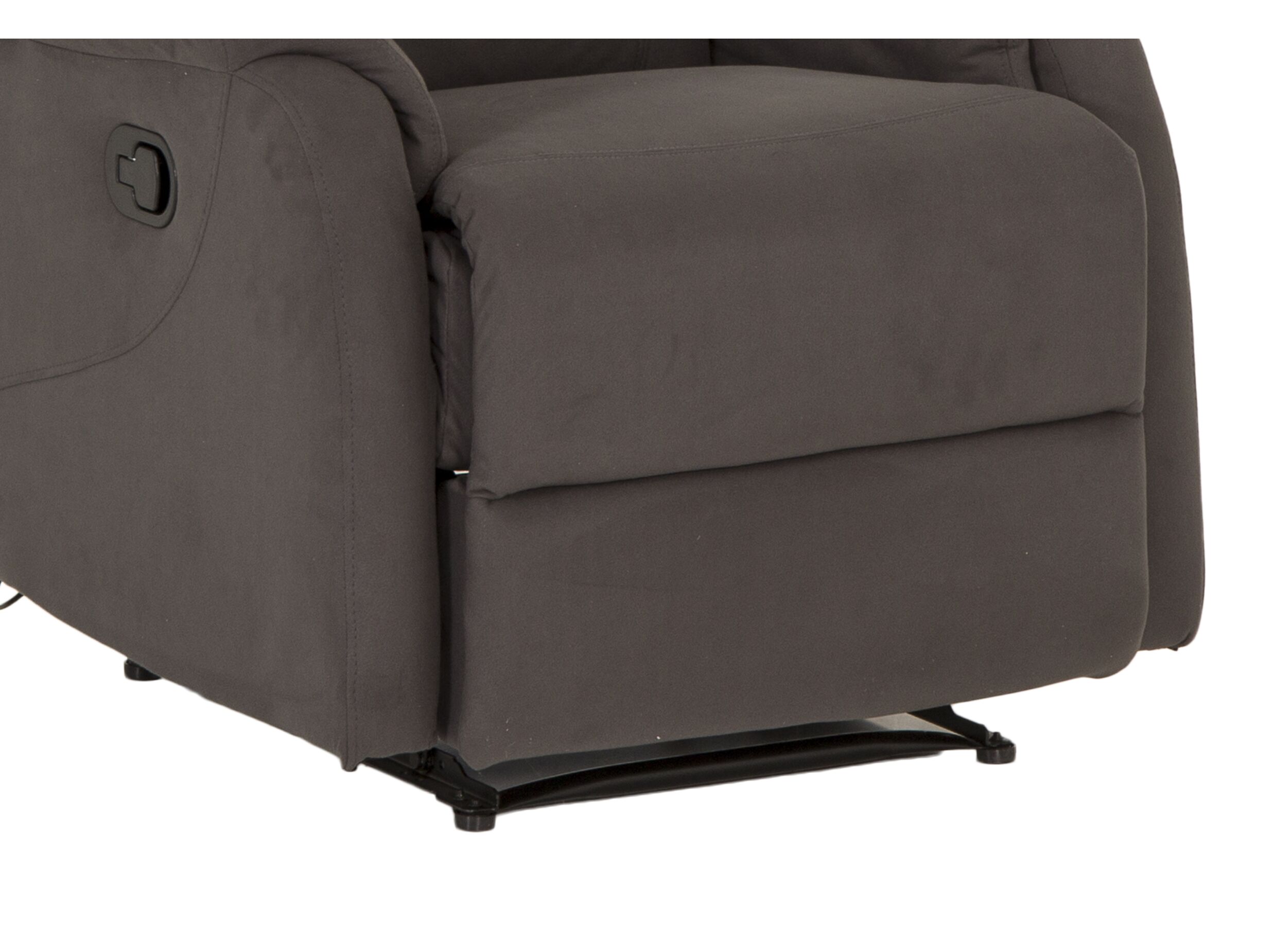 Fauteuil relax Gancedo tissu - anthracite