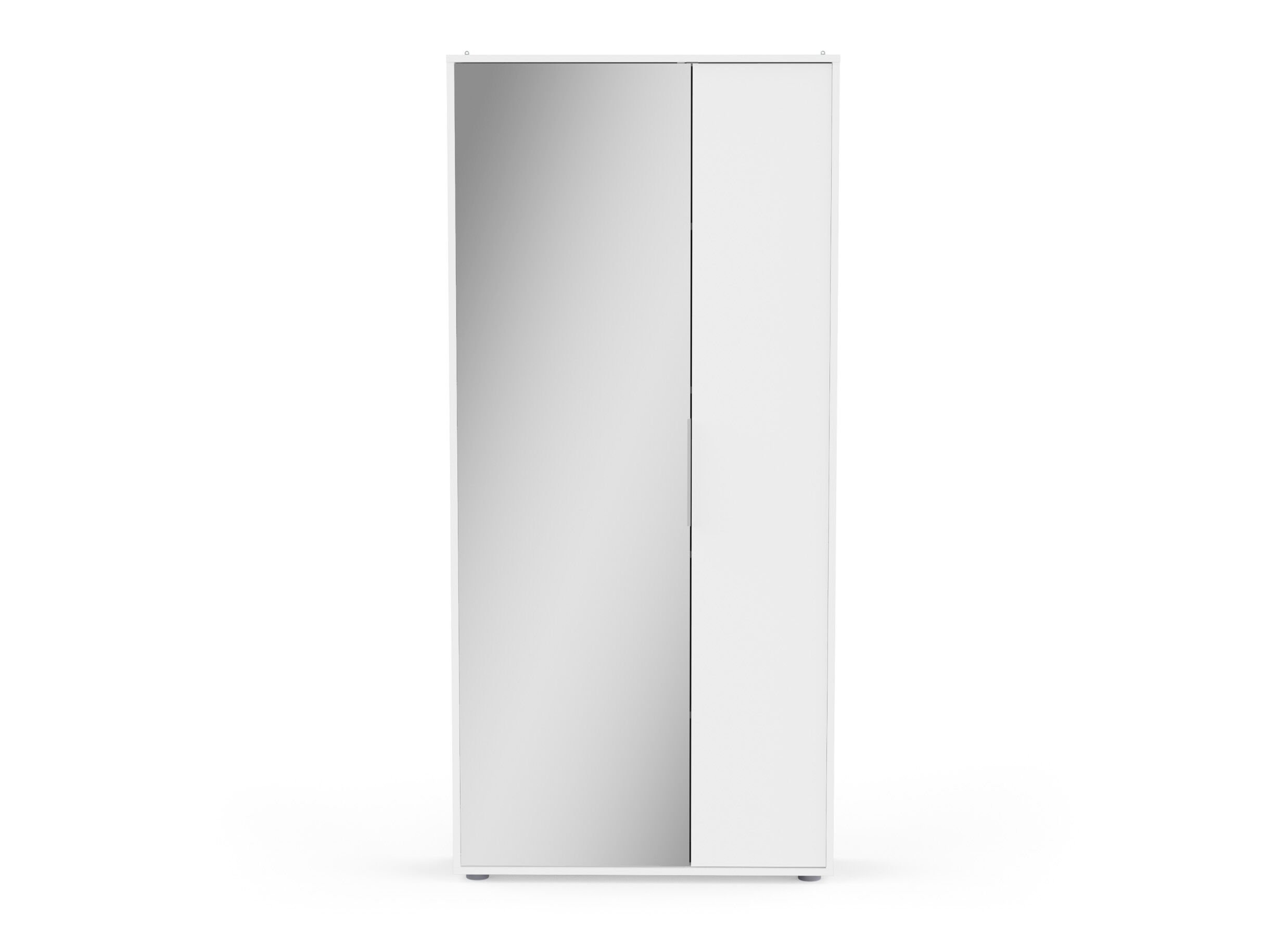 Aperçu - Armoire à chaussures Ebony 83x24xH178cm - décor - blanc
