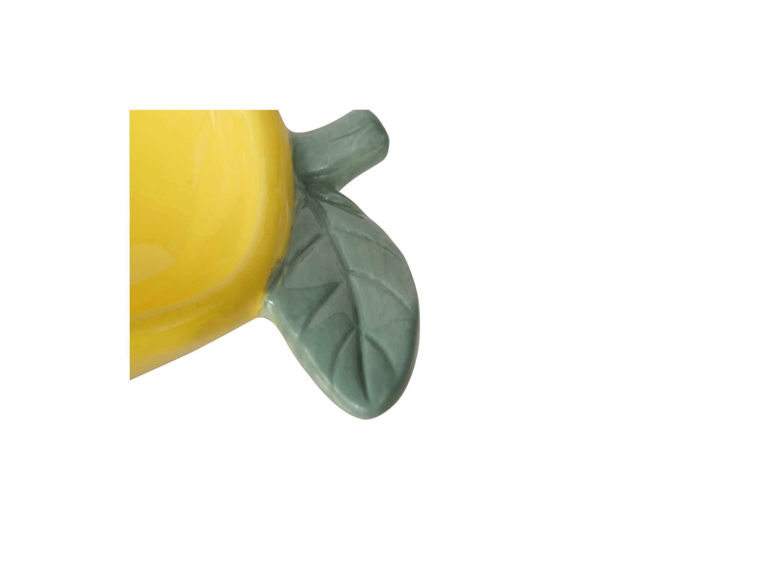 Detail - Plat Zitronella 30x18cm - céramique - jaune