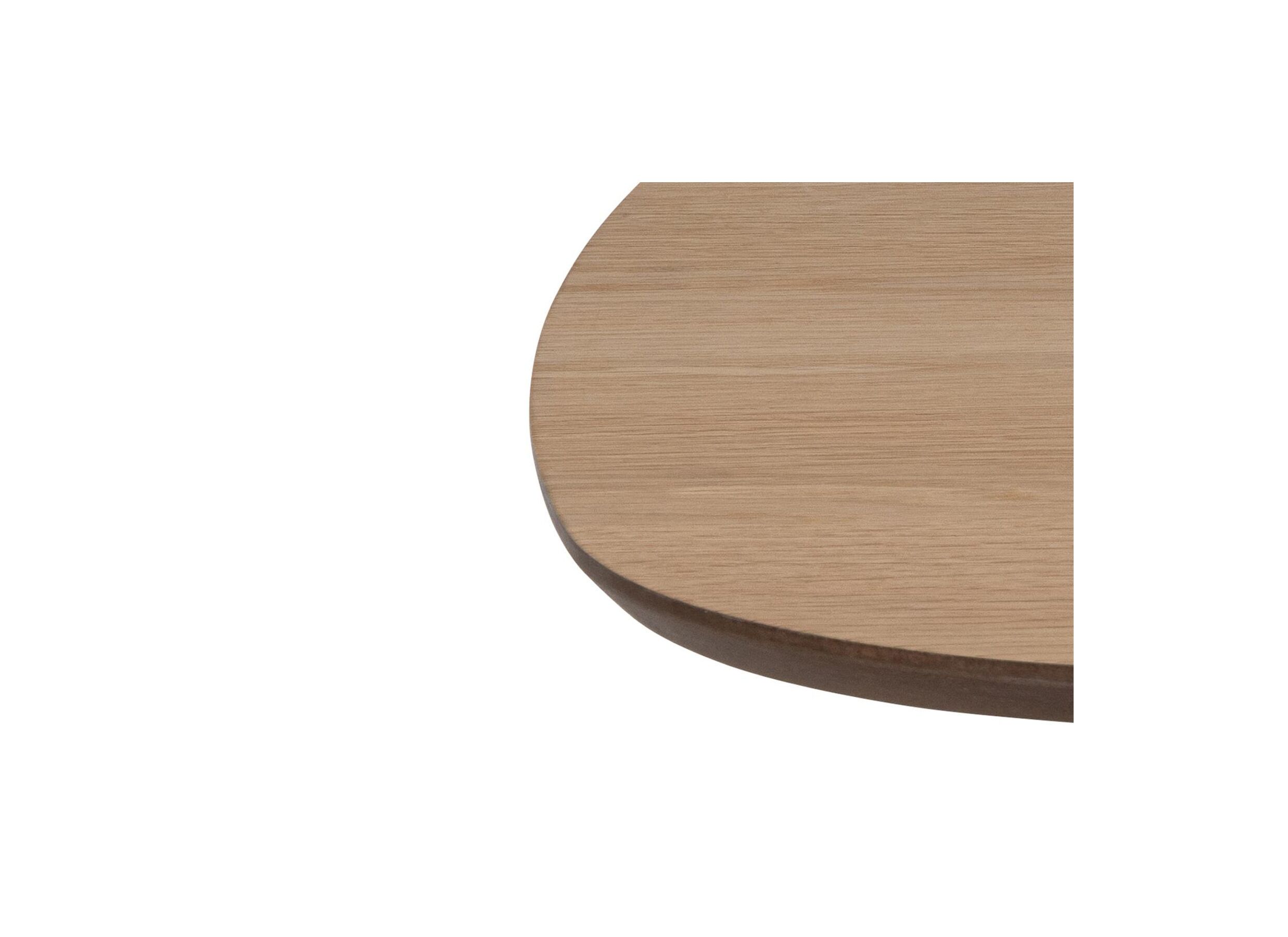 Detail - Table basse 90x90cm - MDF/métal - brun