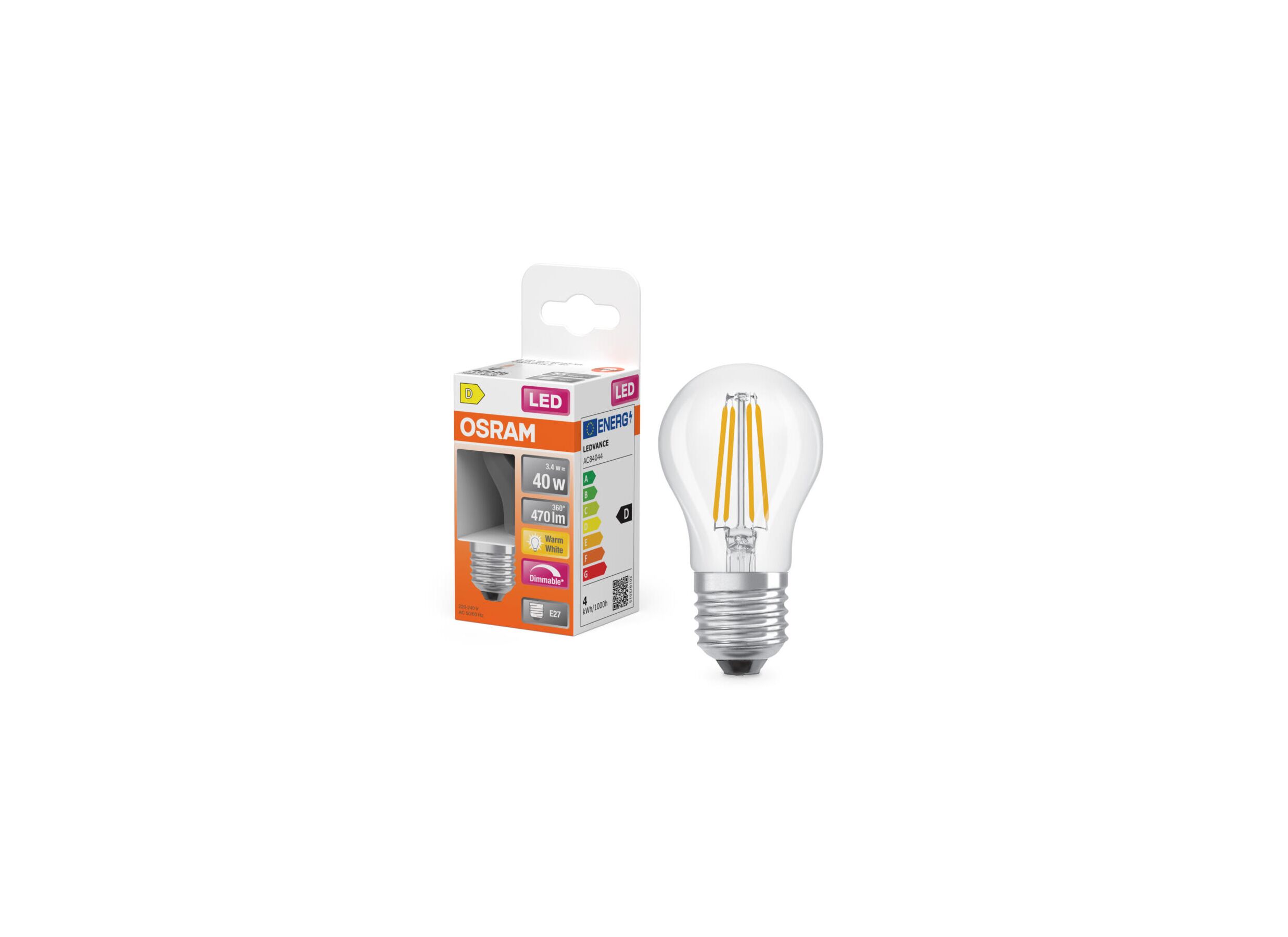Aperçu - Ampoule LED Boule 3,4W E27