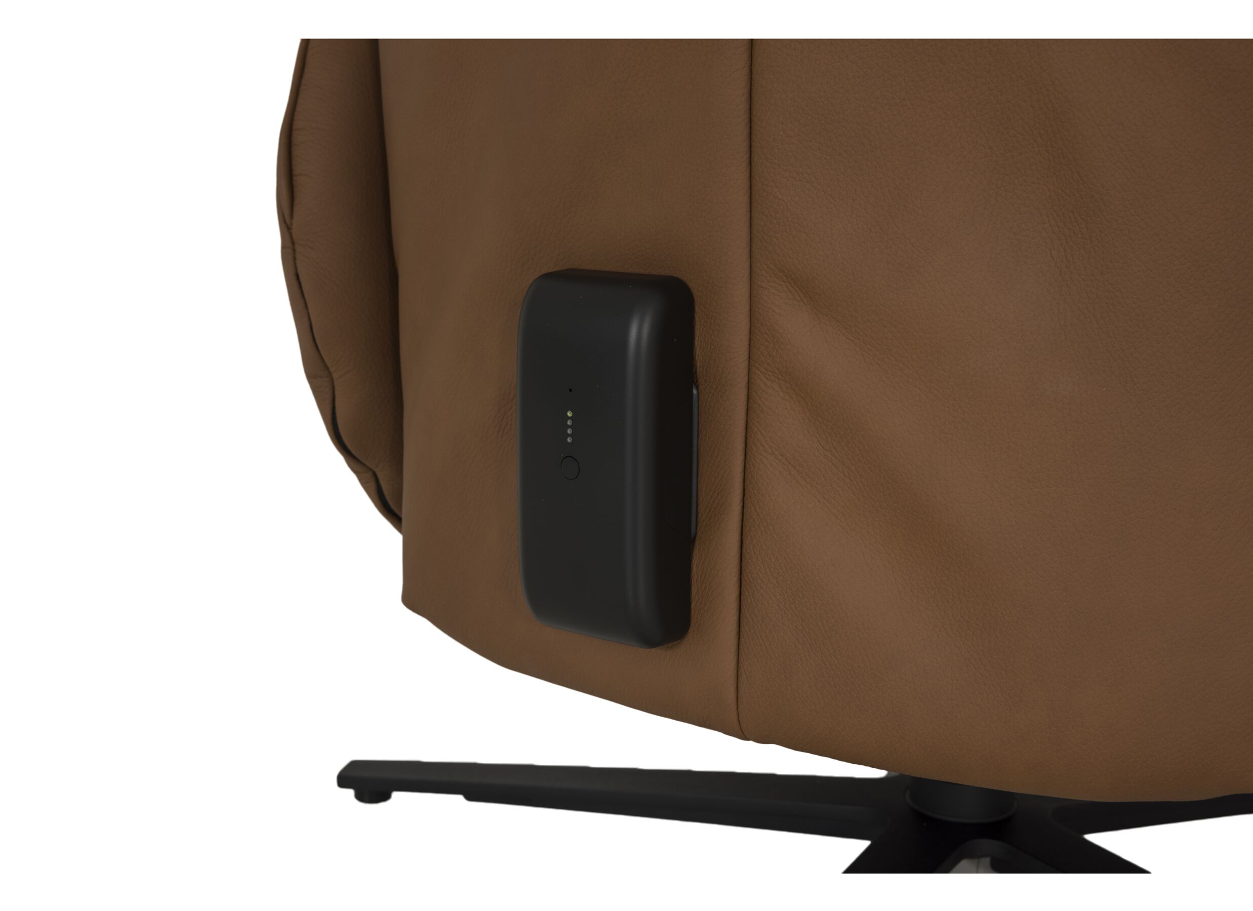 Detail - Fauteuil relax 7589.51V électrique - cuir - brun