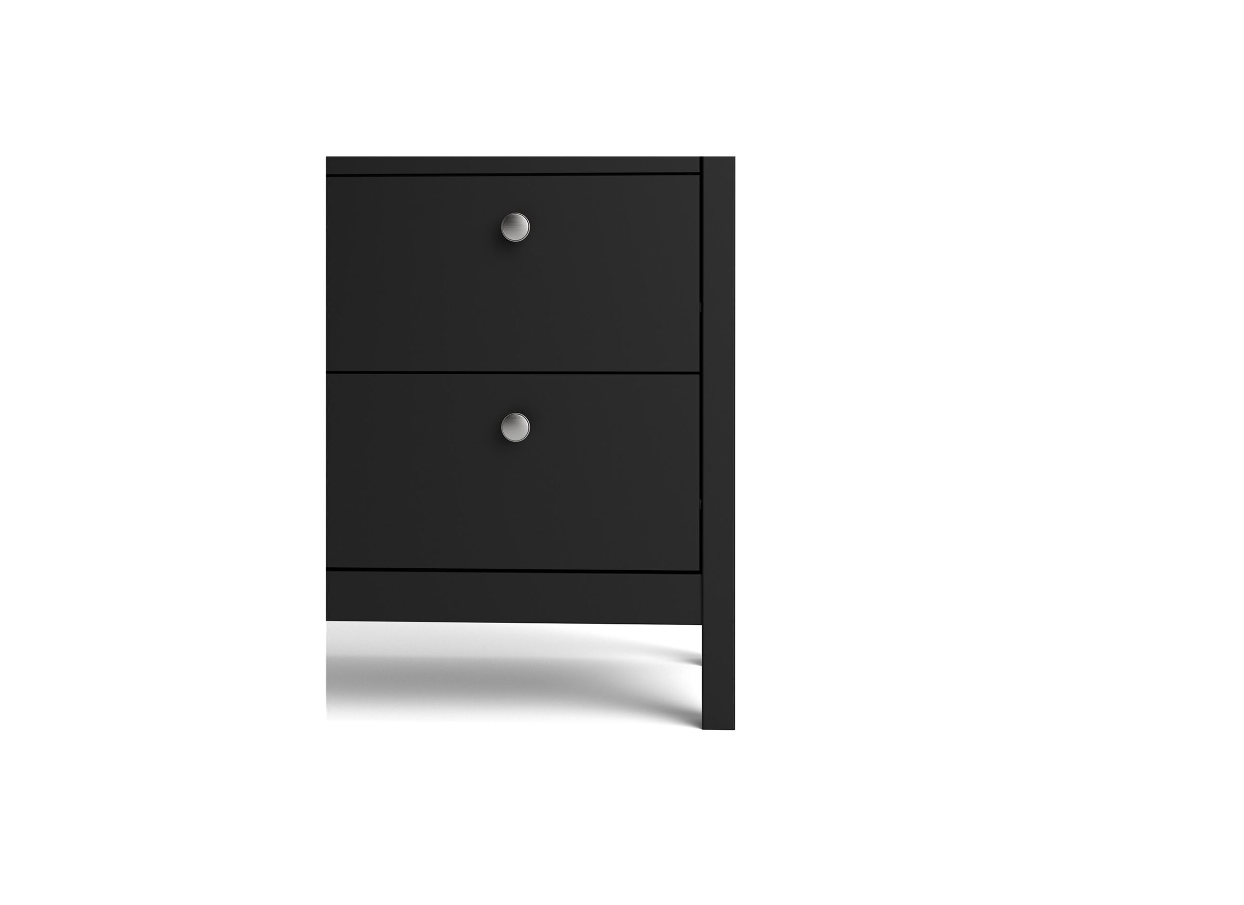 Vitrinekast Madrid 78cm - decor - zwart mat