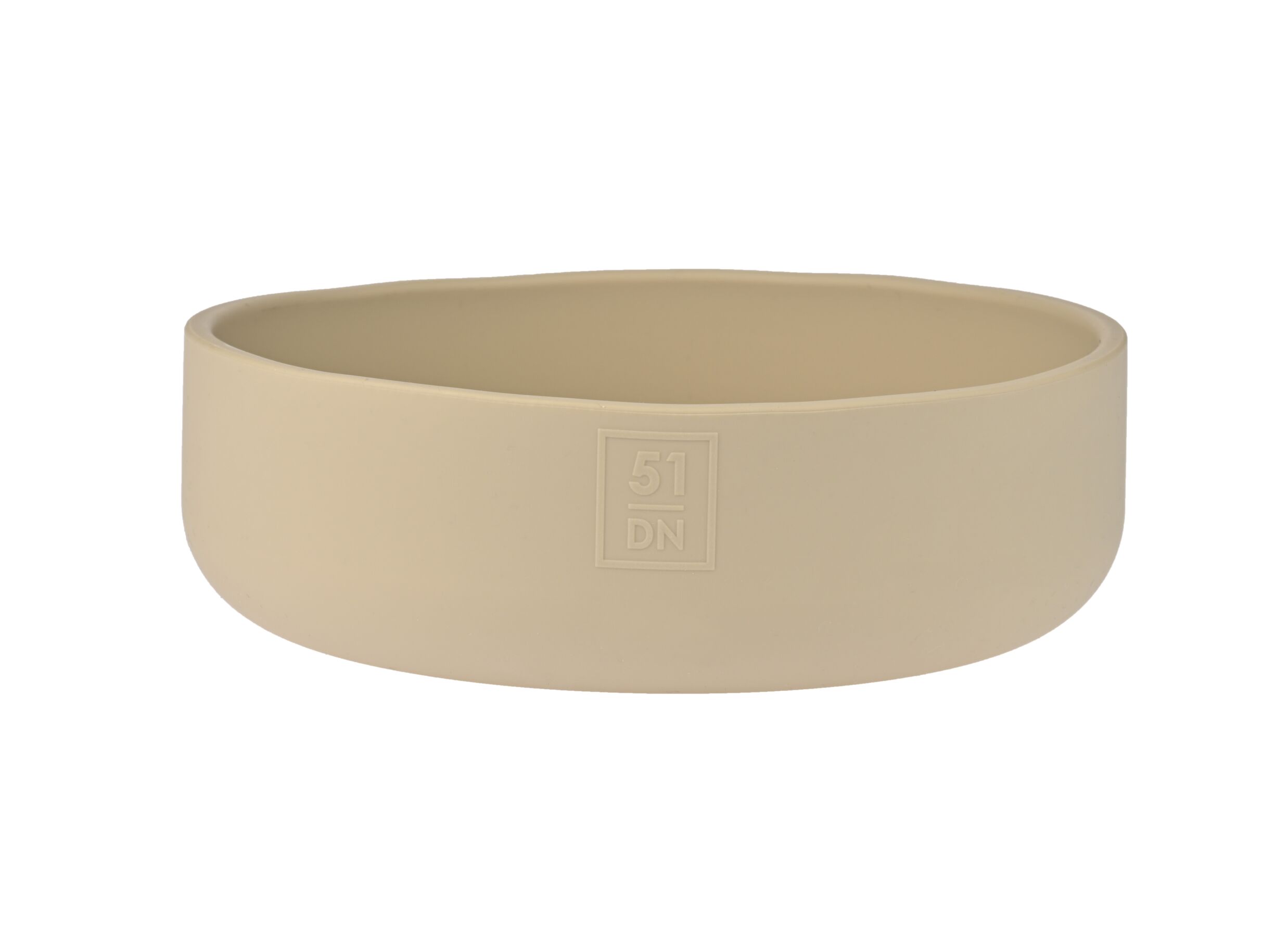 Voerbak Sili 350ml - silicoon - zand - Gamelle Sili 350ml - silicone - sable