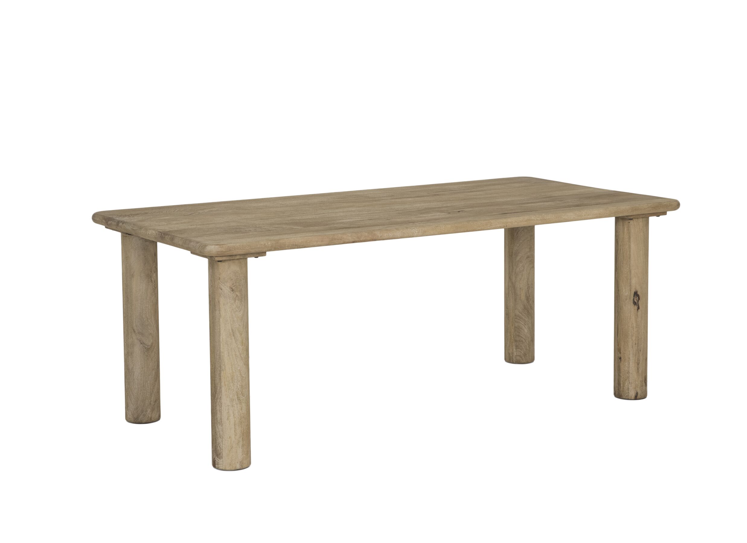 Plus Important - Table Darwin 200x100cm - manguier massif - sandblast