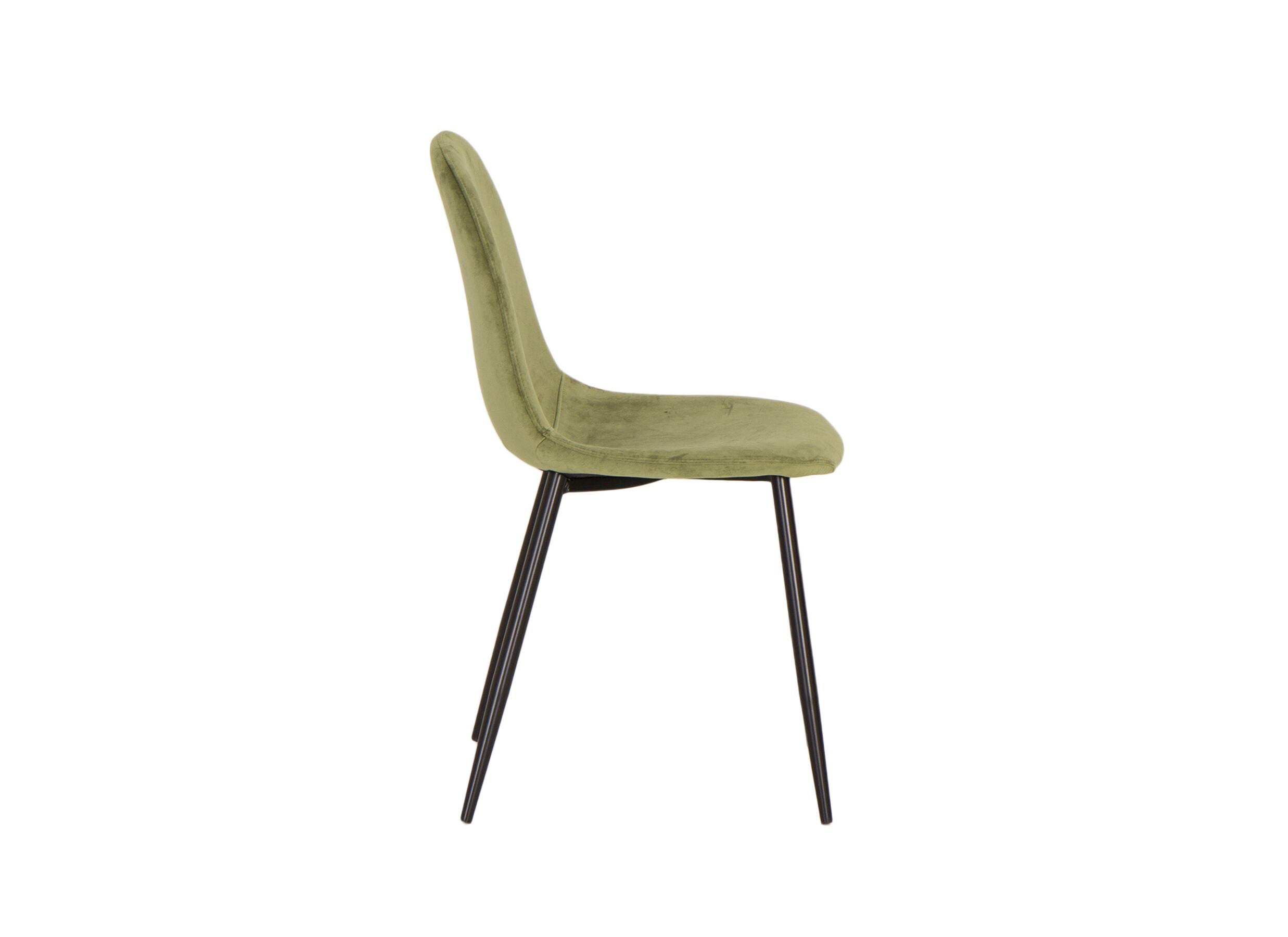 Stoel Charlton 44x53x87cm - fluweel - groen