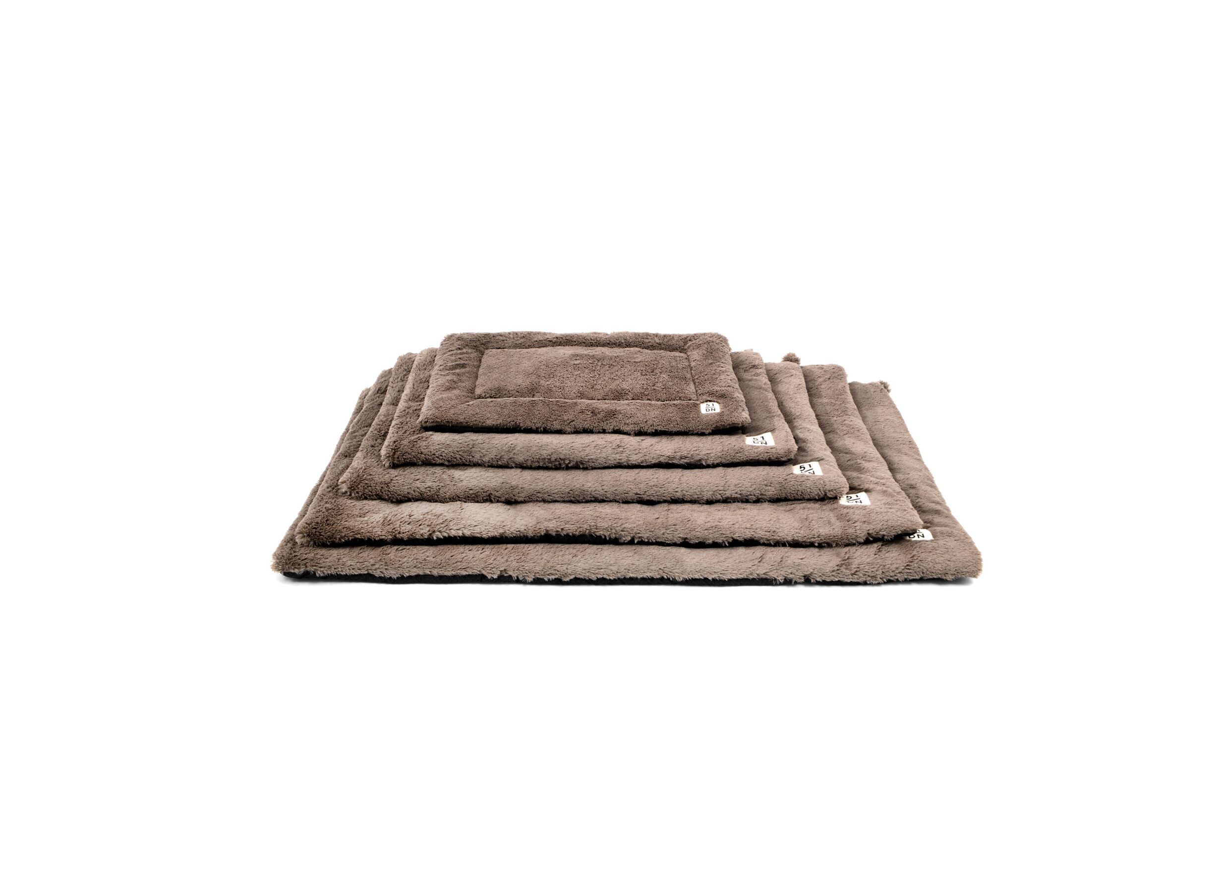 Plus Important - Coussin pour chien Supersoft M 73x45cm - tissu - brun foncé