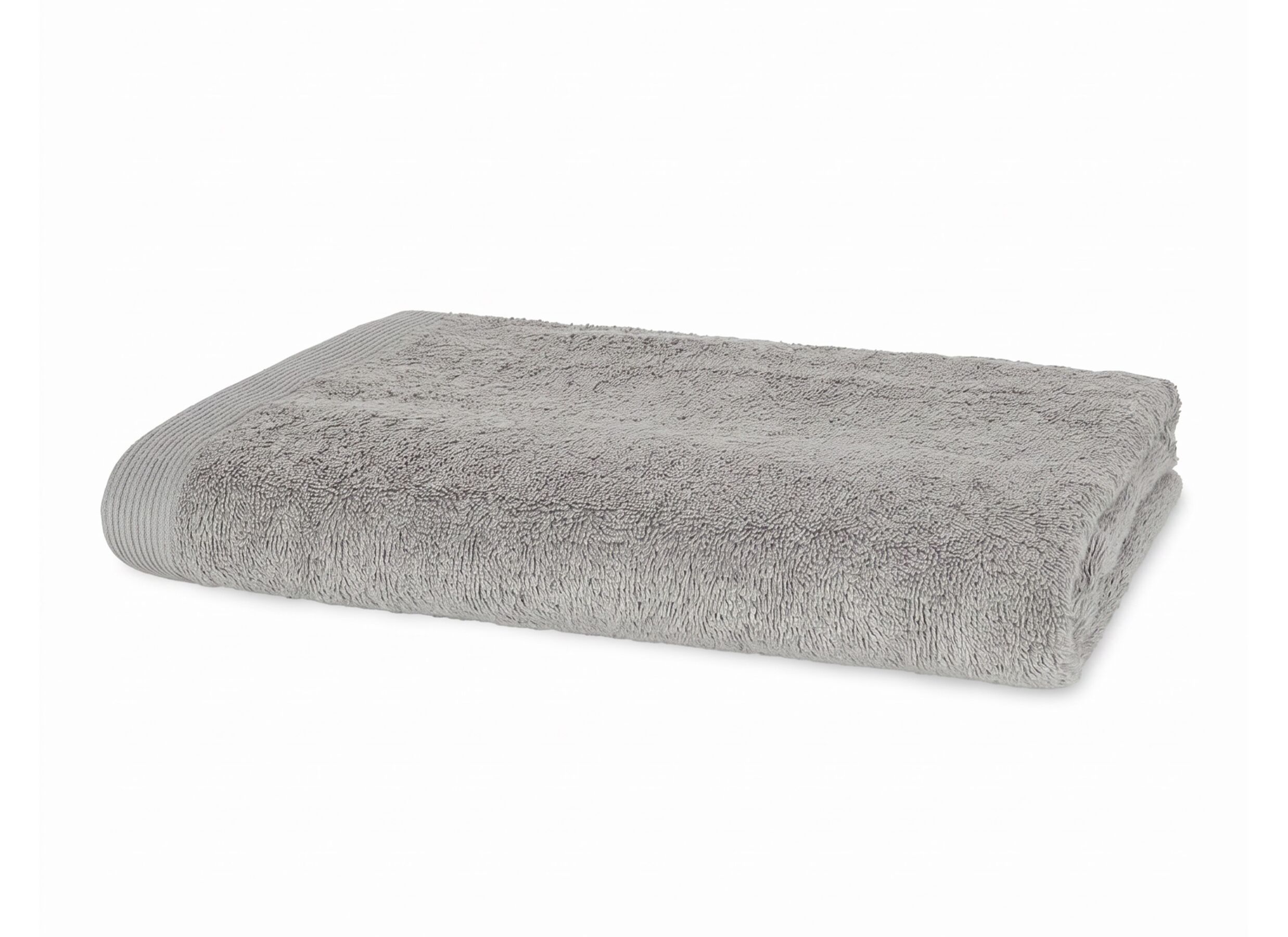 Plus Important - Drap de bain Flora 100x150cm - coton - gris