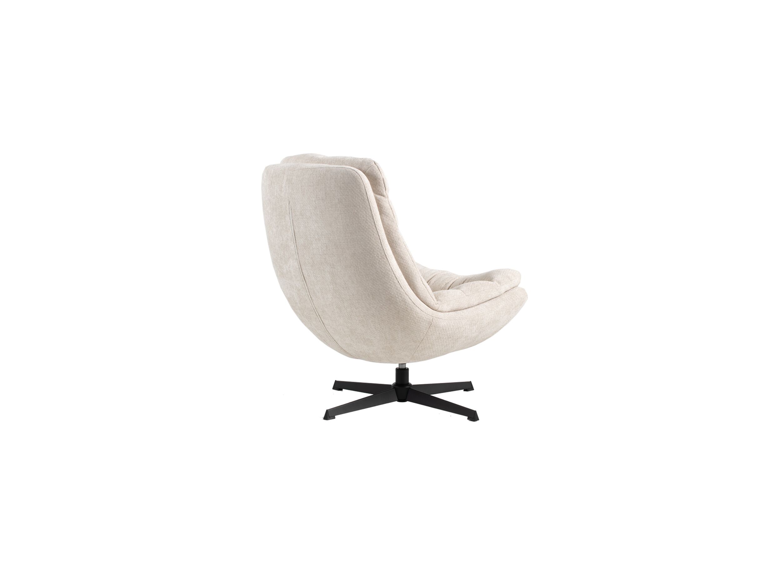Overzichtsfoto - Draaifauteuil Flotilla 73x88x93cm - polyestervezel - wit