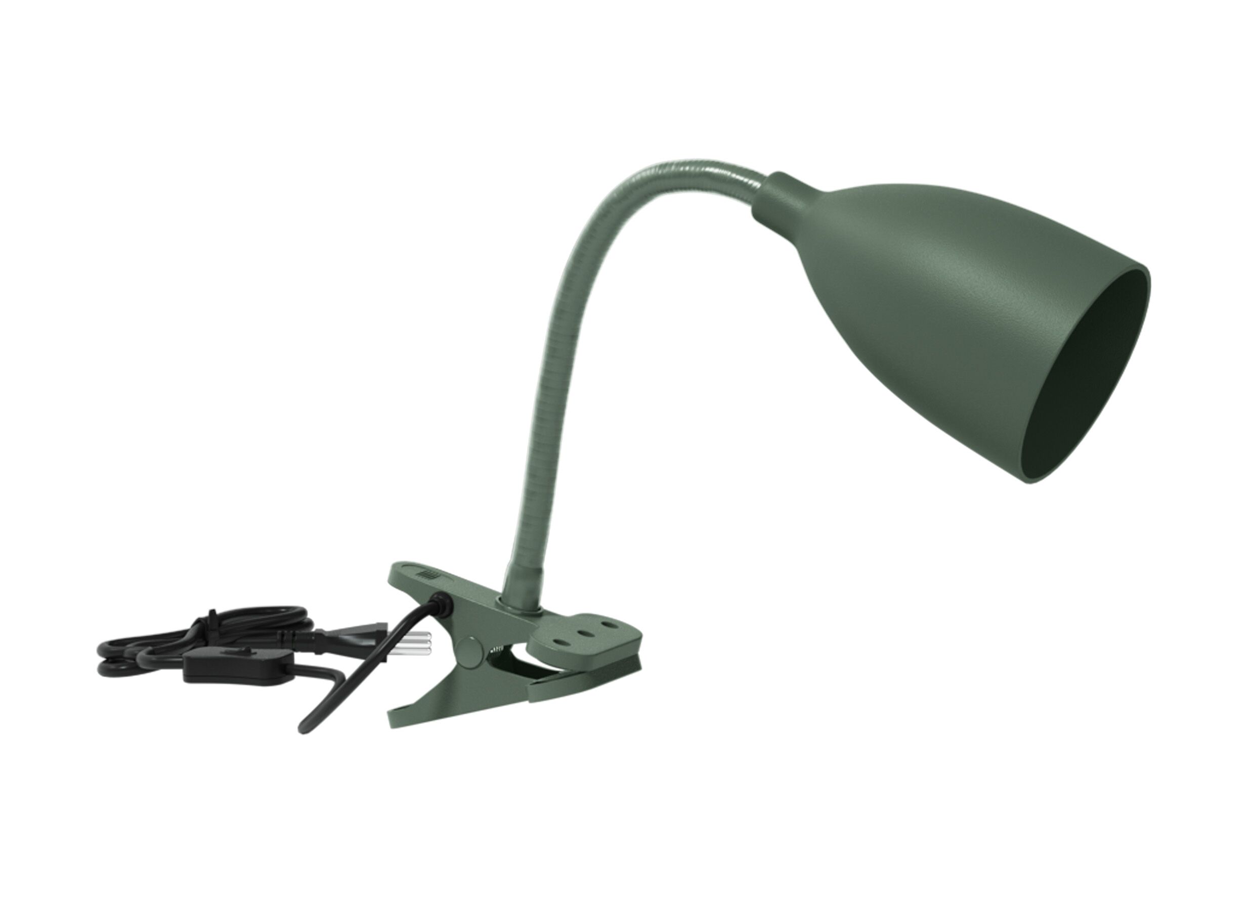 Plus Important - Lampe à pince Sily H43cm - plastique - vert