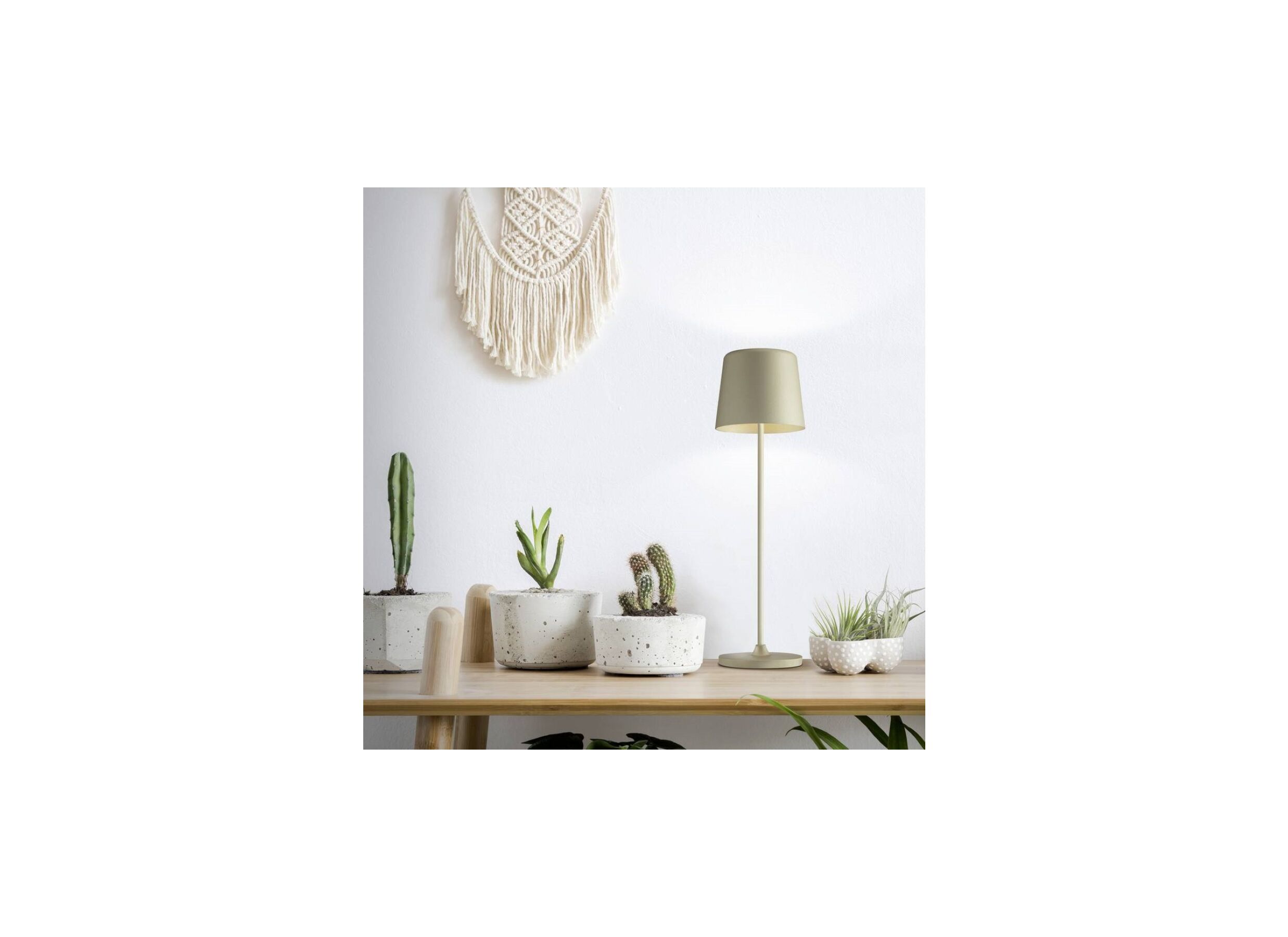 Foto ambiance - Lampe de table Kaami H37cm or
