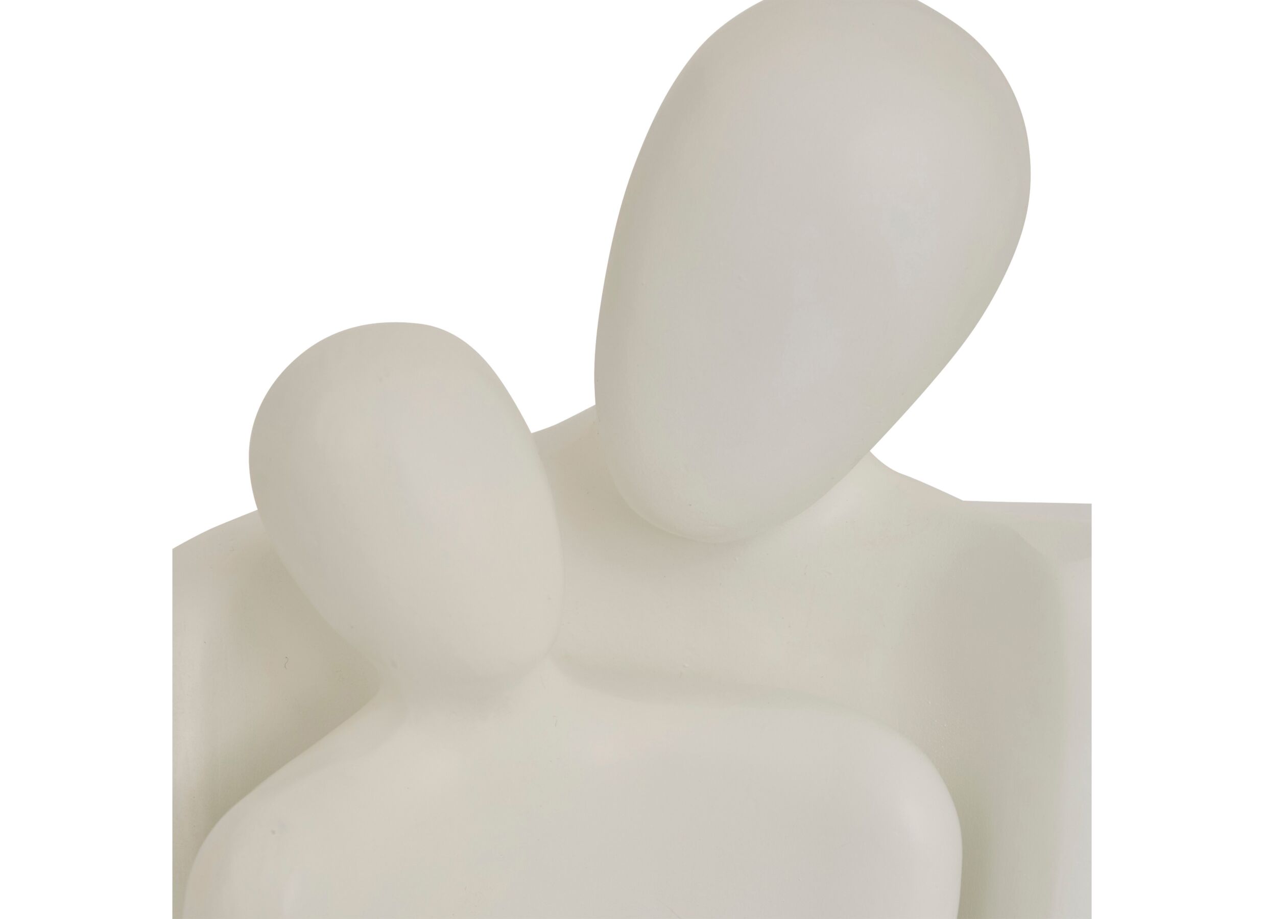 Detail - Statue Couple Rima H22,5cm - polystone - blanc