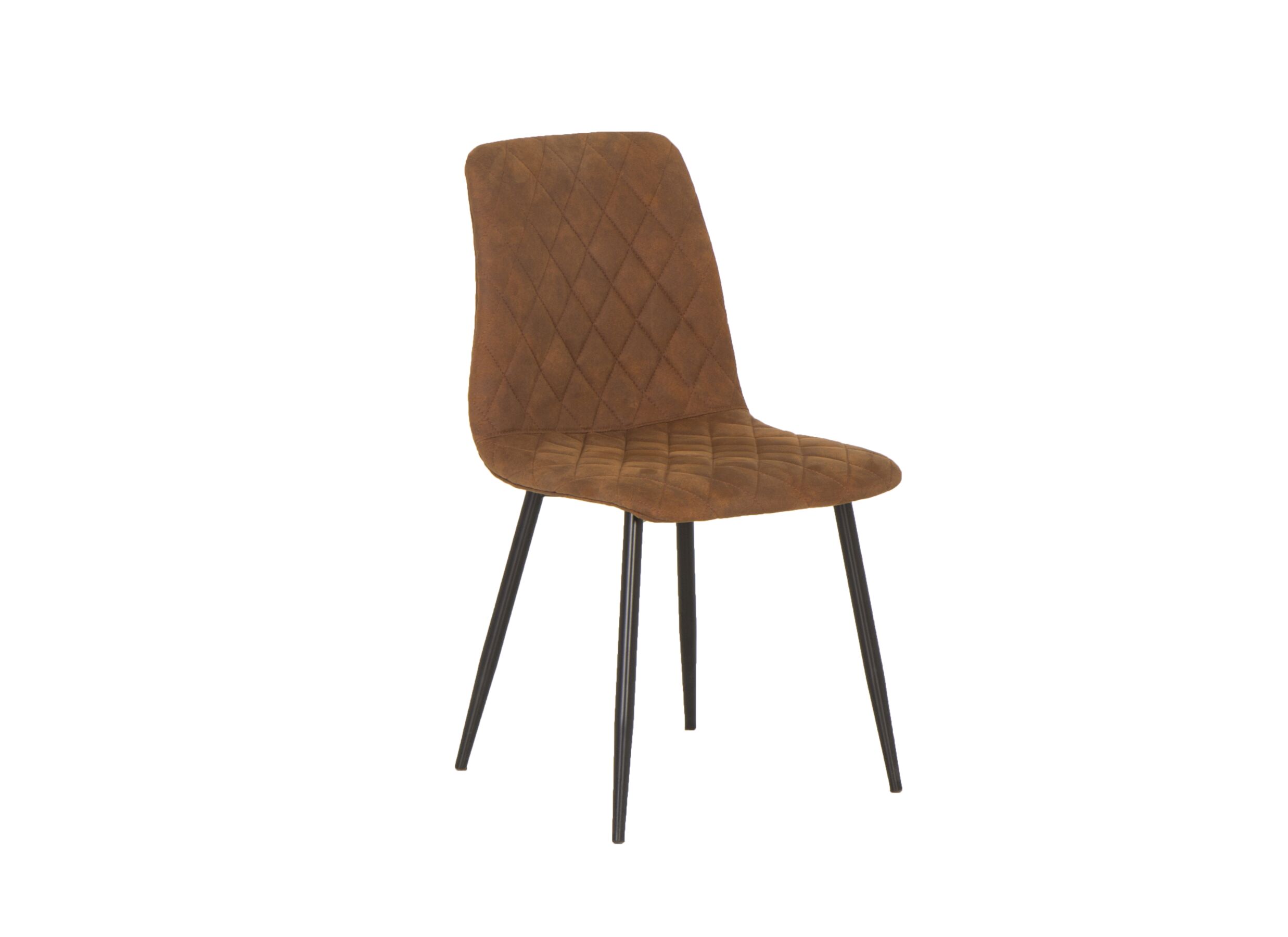 Chaise Furu 45x51x85cm - microvezel - cognac