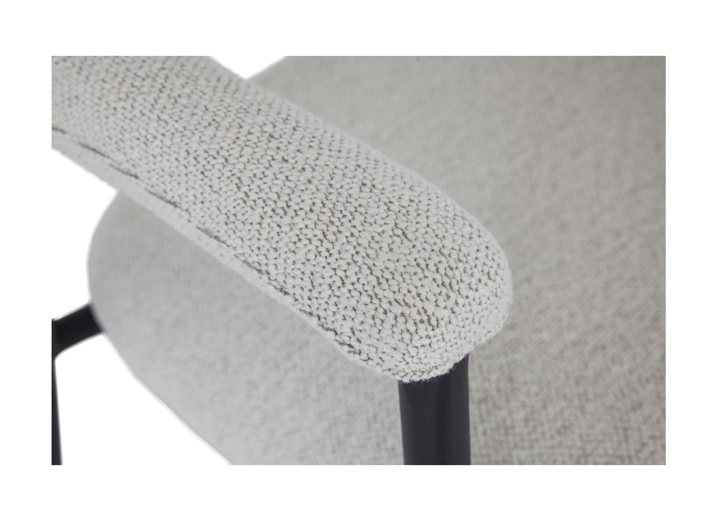 Detailfoto - Stoel Guess 56x56x75cm - stof - wit