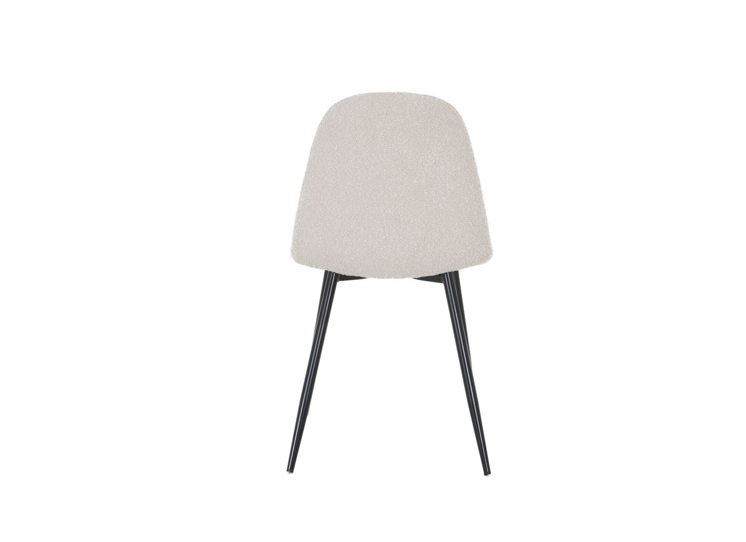 Stoel Charlton 44x53x87cm - molton - boucle beige