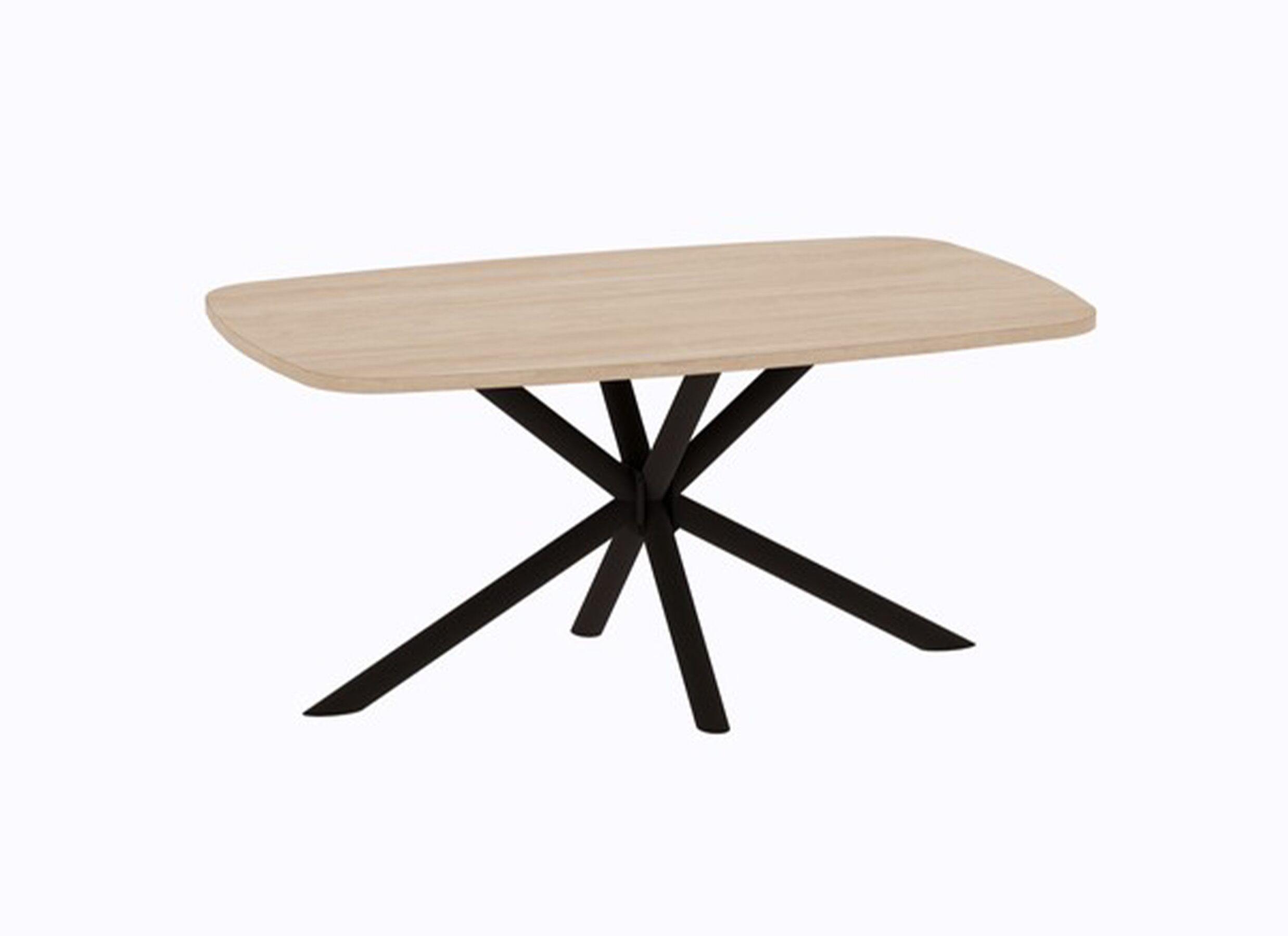 Tafel Piazza 183x100cm - decor - brushed sand oak nature - Table Piazza 183x100cm - décor - brushed sand oak nature
