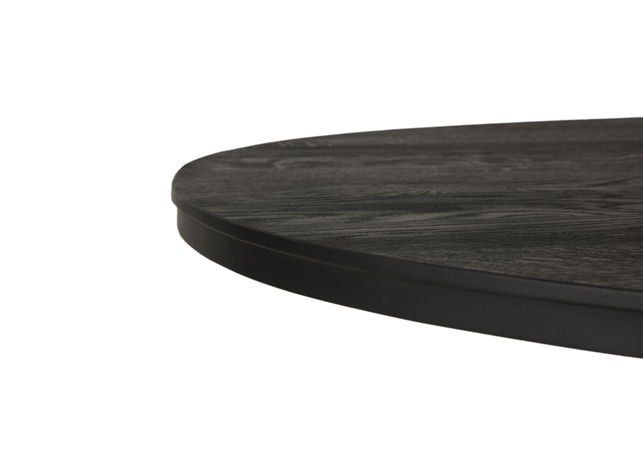 Table Mauri 250x128cm - chêne massif - noir