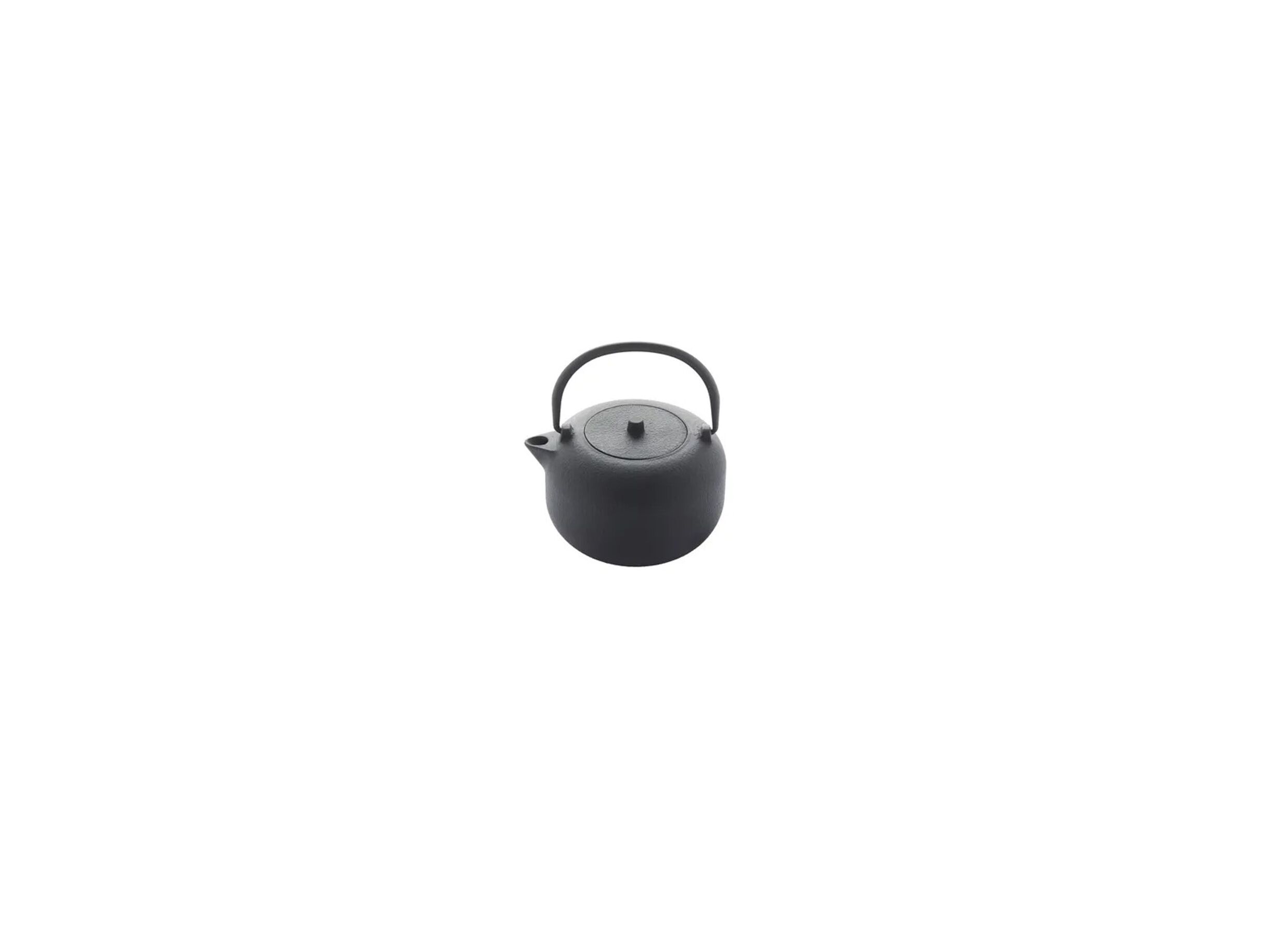 Theepot 0 - Theepot 0,9L - gietijzer - zwart
