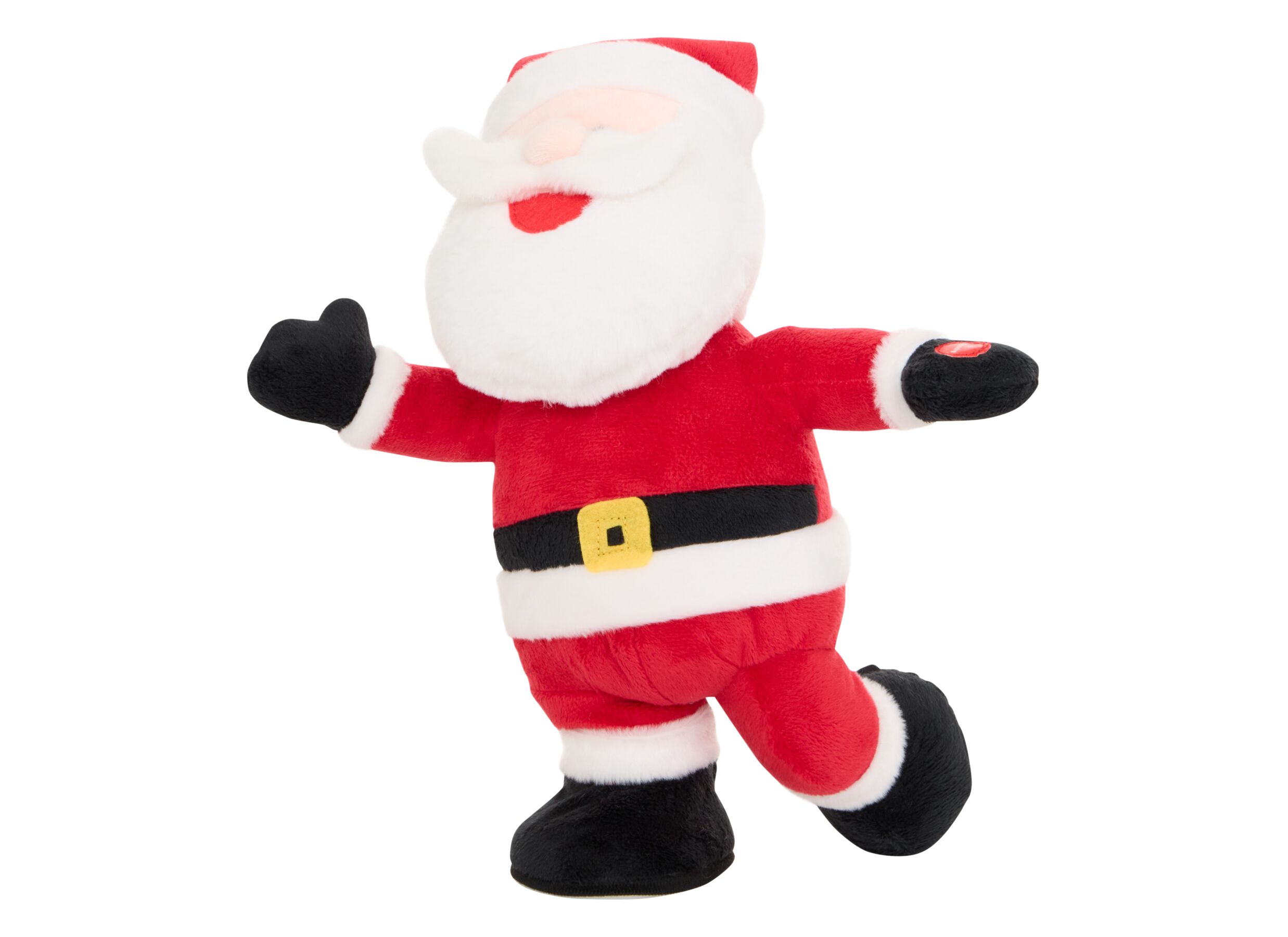 Kerstdecoratie Kerstman H31cm - stof - multicolor - Décoration de Noël Pere Noël H31cm - tissu - multicolor
