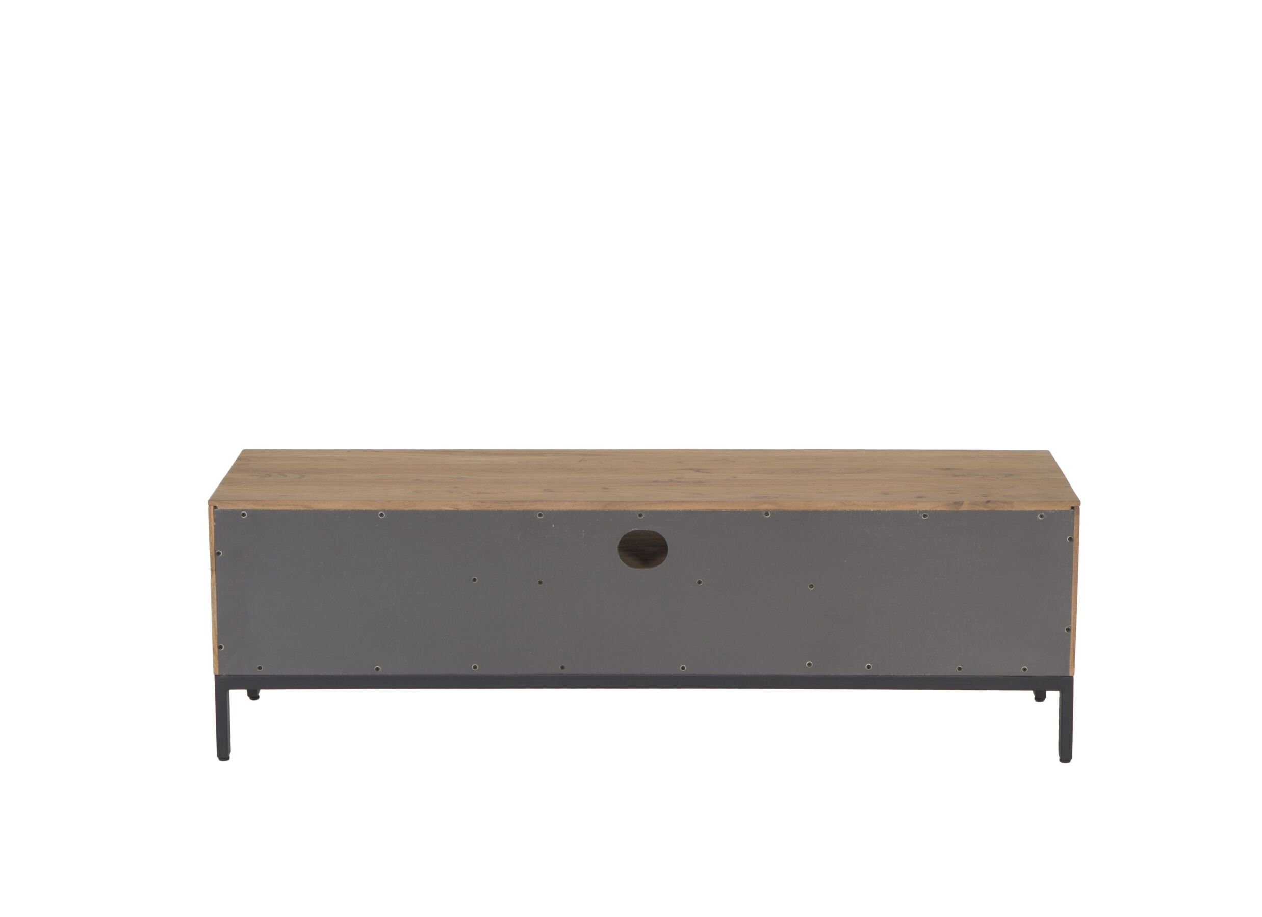 Meuble TV Aquilano 145cm - acacia massif - naturel