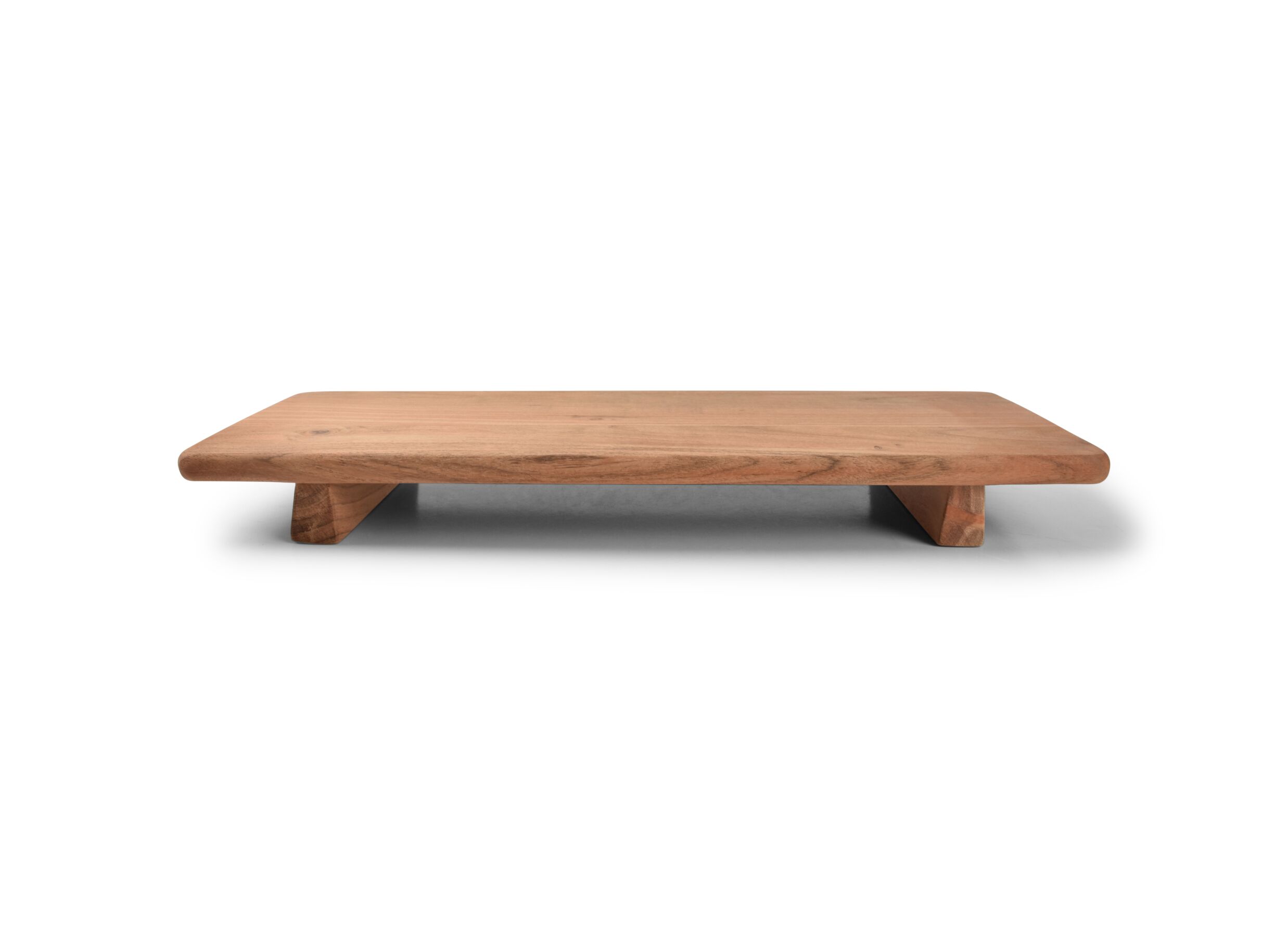 Aperçu - Planche à servir sur pied Serve&Share Ø50cm - bois d'acacia - marron