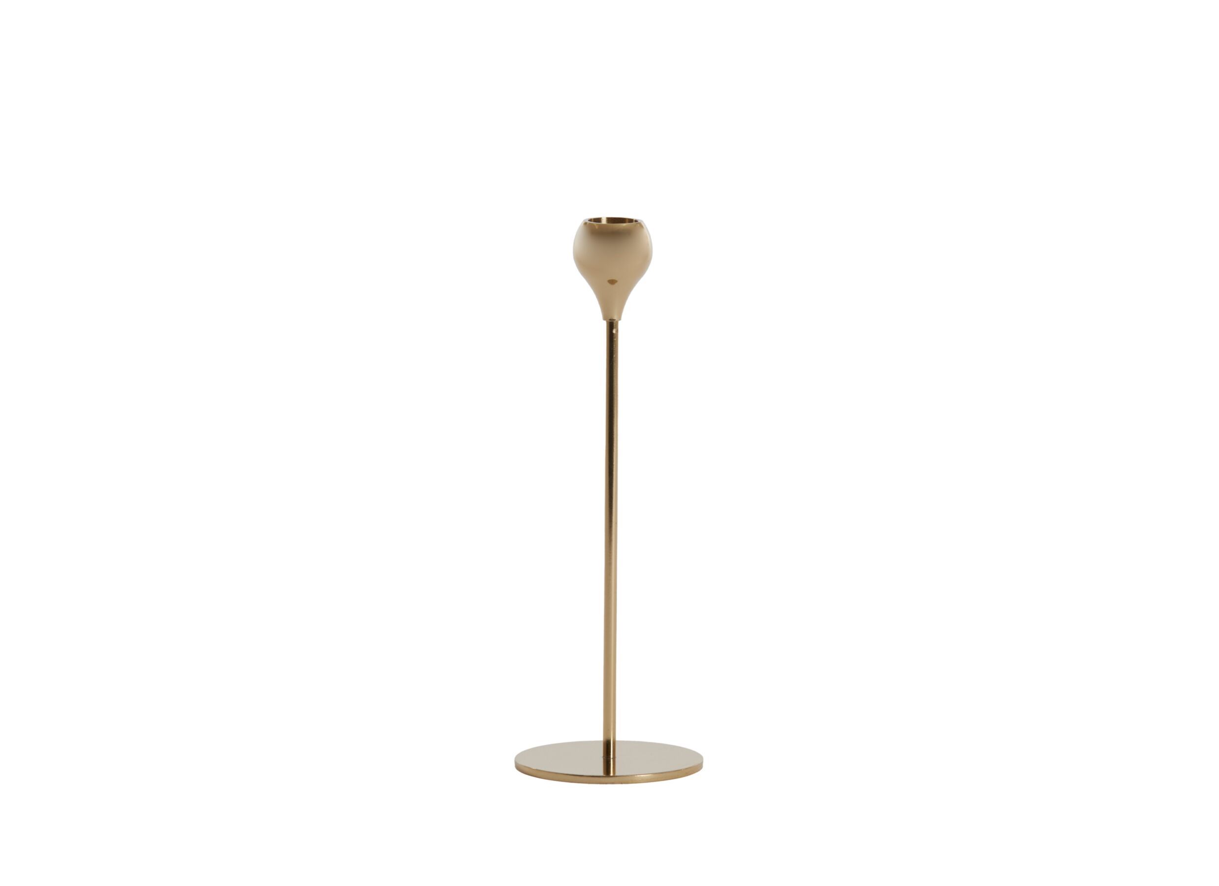 Kaarsenhouder Samui H25cm - metaal - goud - Porte-bougie Samui H25cm - métal - doré
