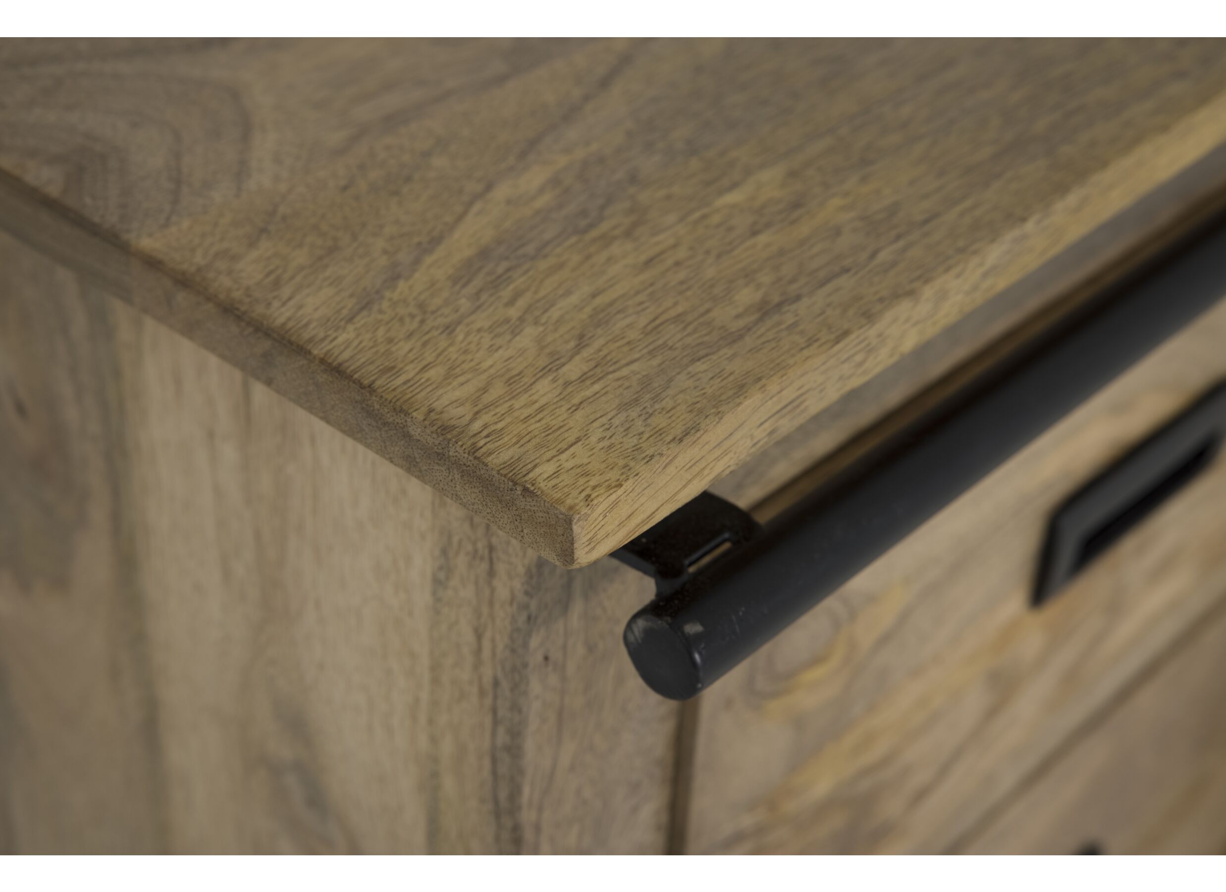 Detailfoto - Dressoir Gorgo 190cm - mango massief - naturel