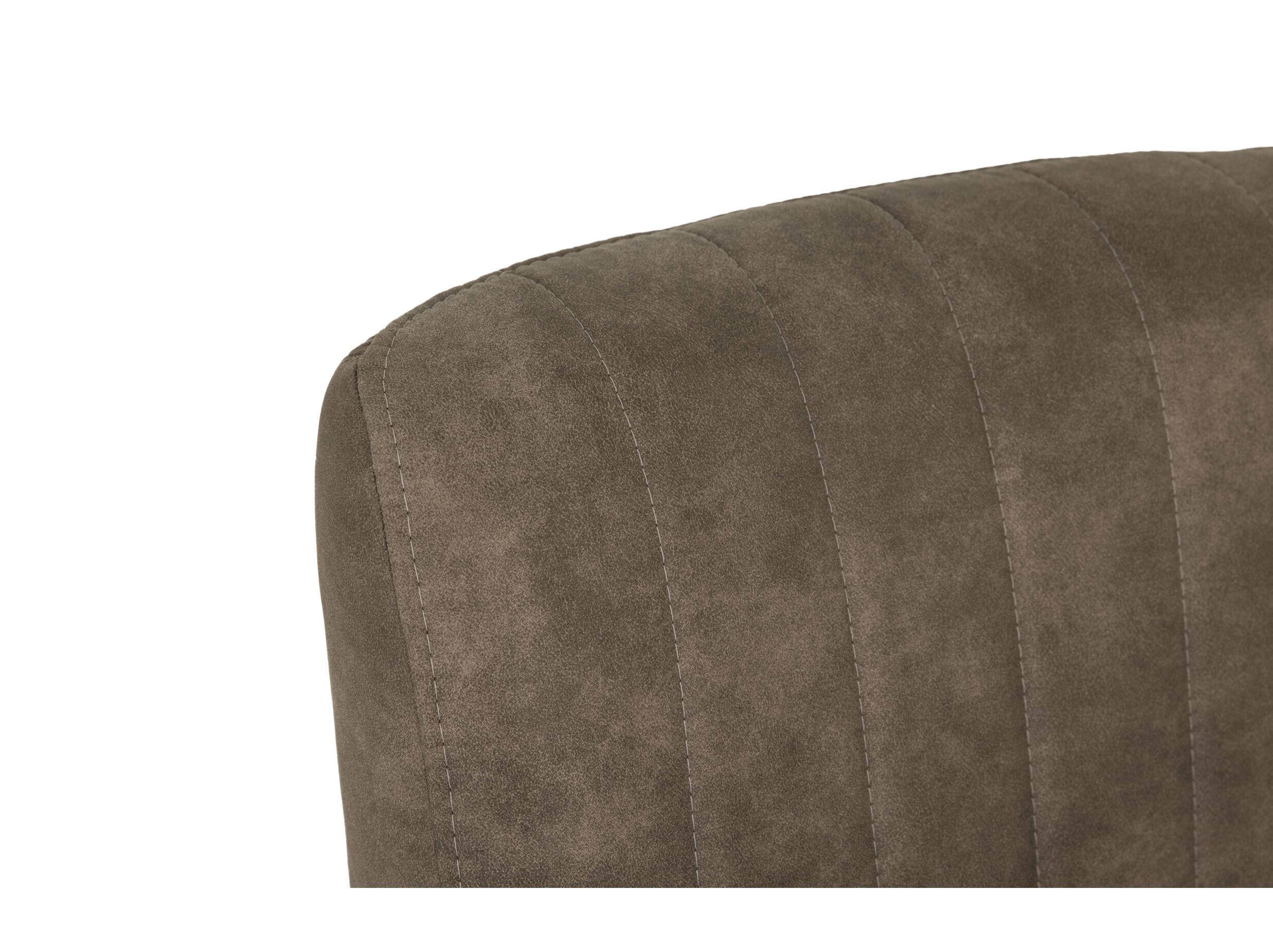 Kuipstoel Ronda 58,5x65x93cm - stof - mocca preston