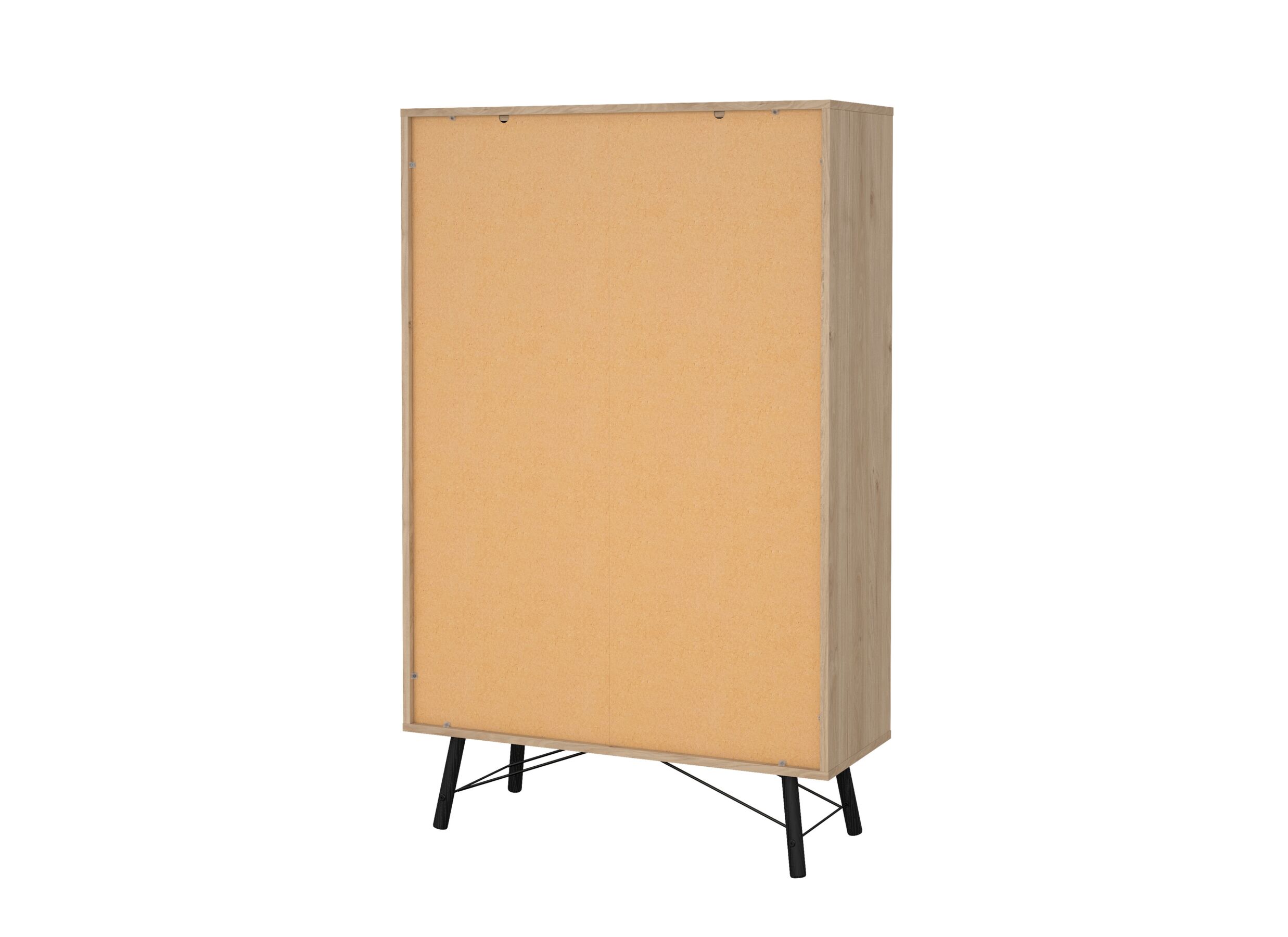 Aperçu - Vitrine Ry 102cm - décor - marron & noir