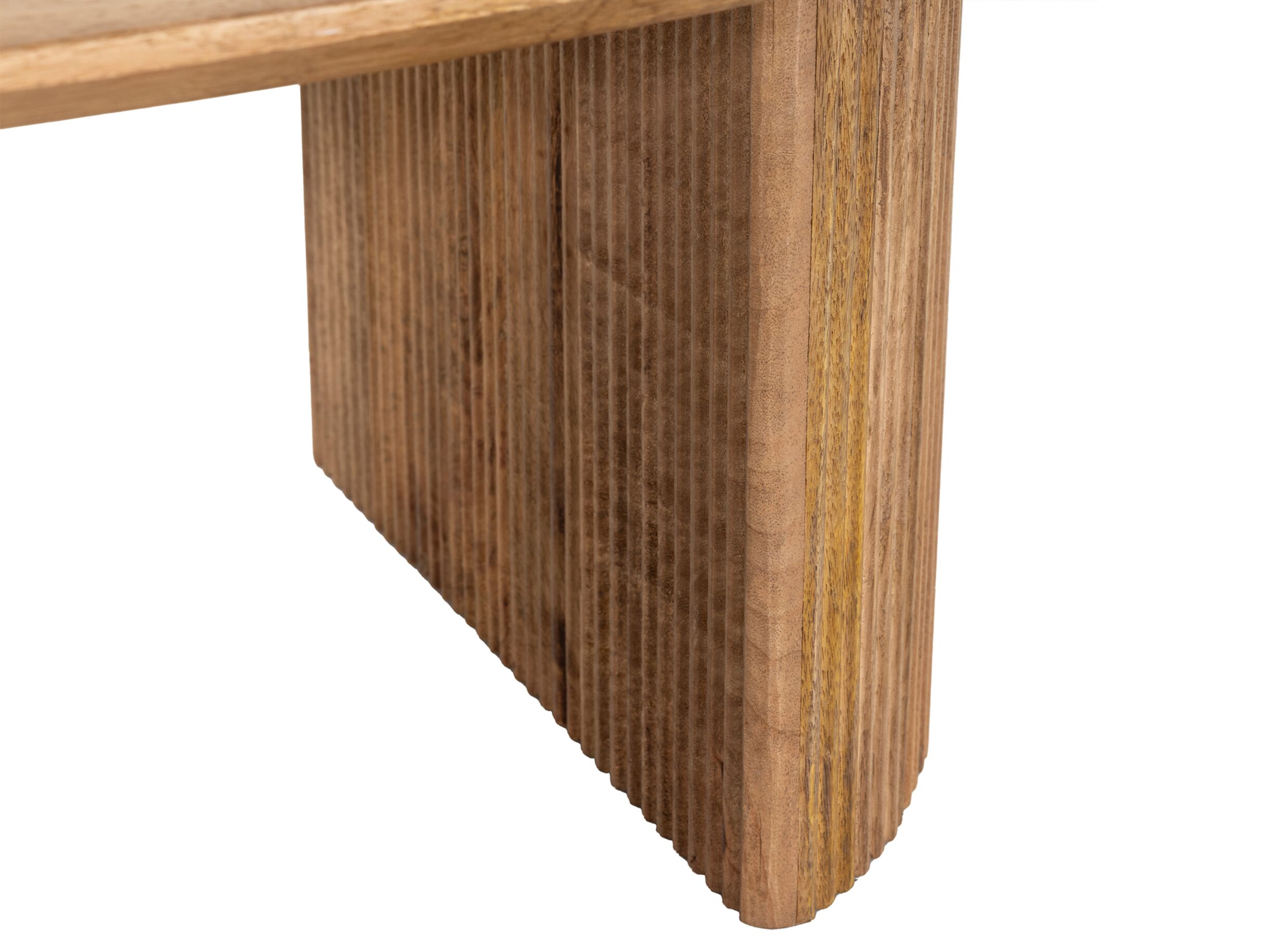 Detail - Table basse Aria 130x70cm - manguier massif - marron
