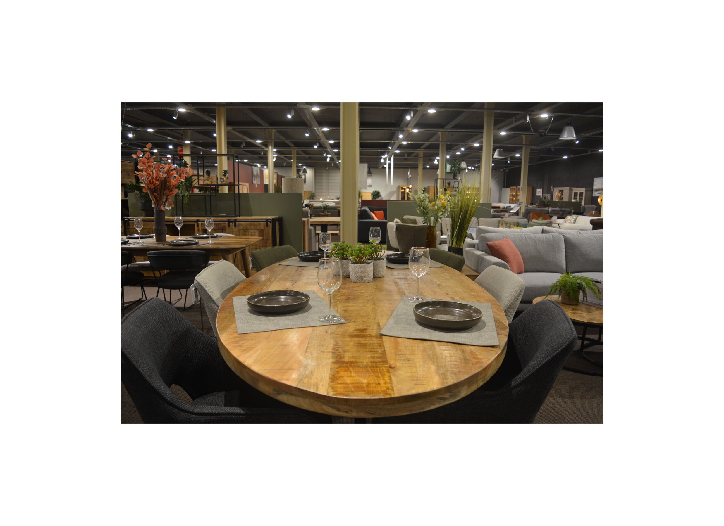 Sfeerfoto - Tafel Andaman 220x110cm - mango massief - naturel